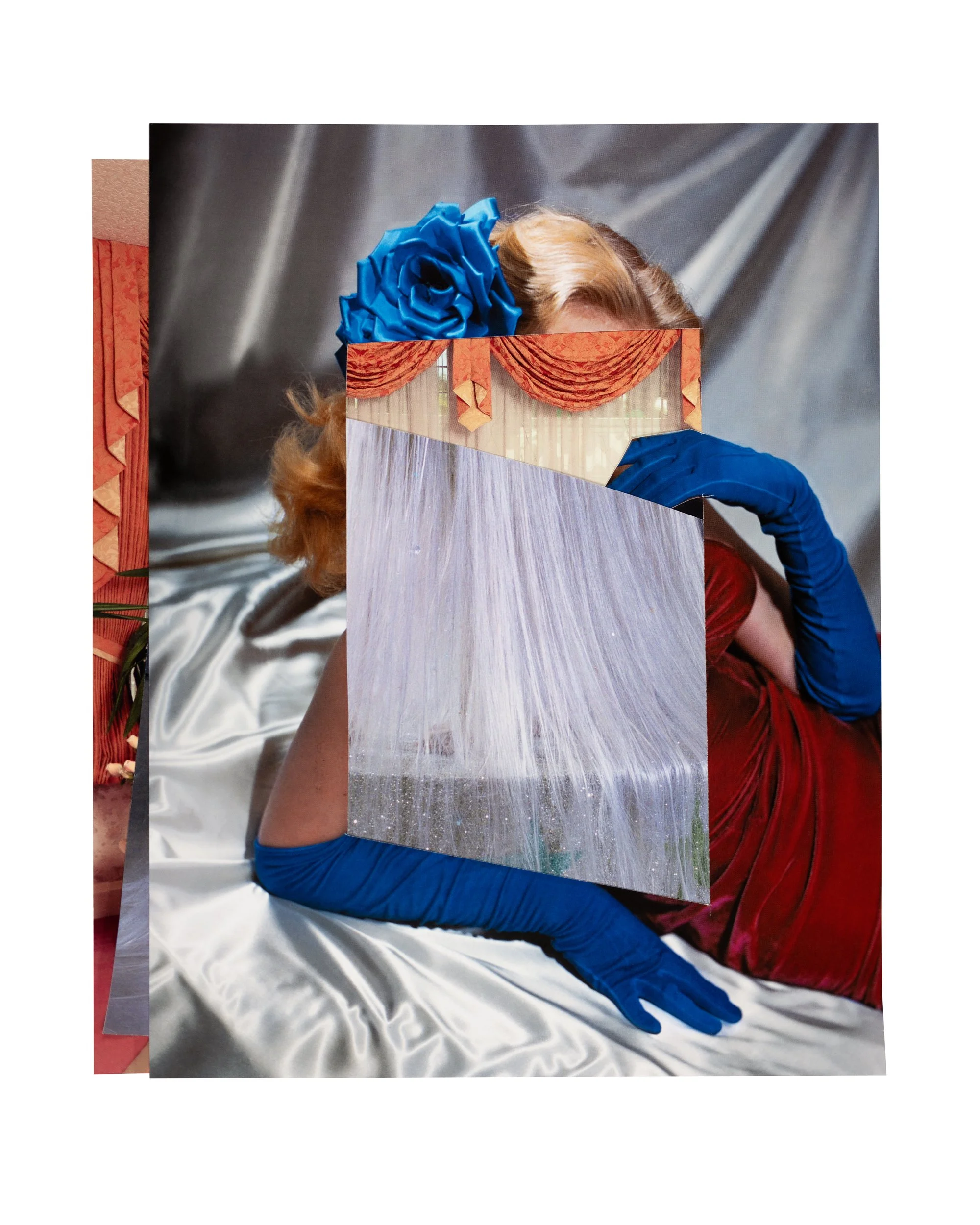   Silver Portrait with Drapes   2024   