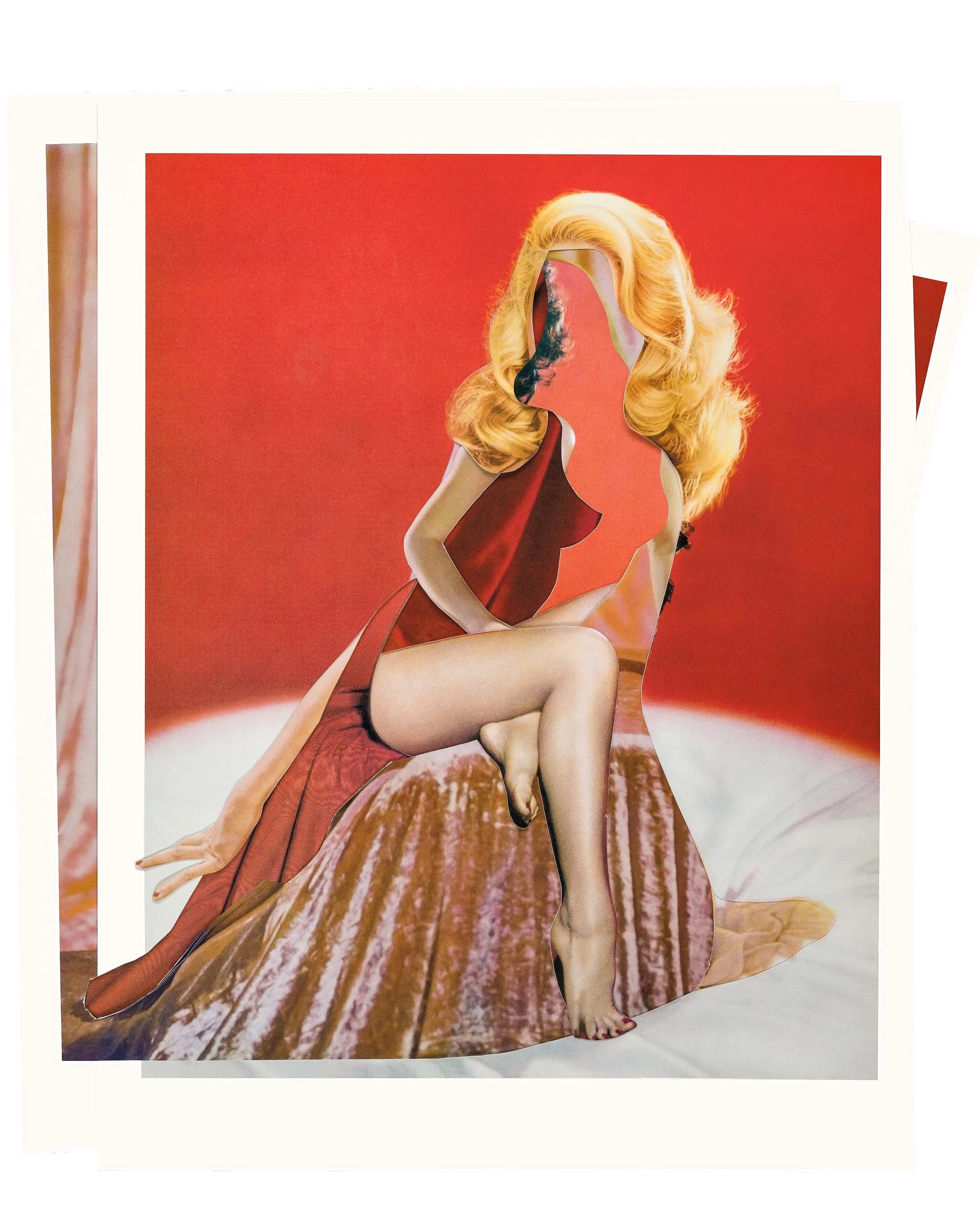 Three Figures on Satin & Velvet Plinths, 2025