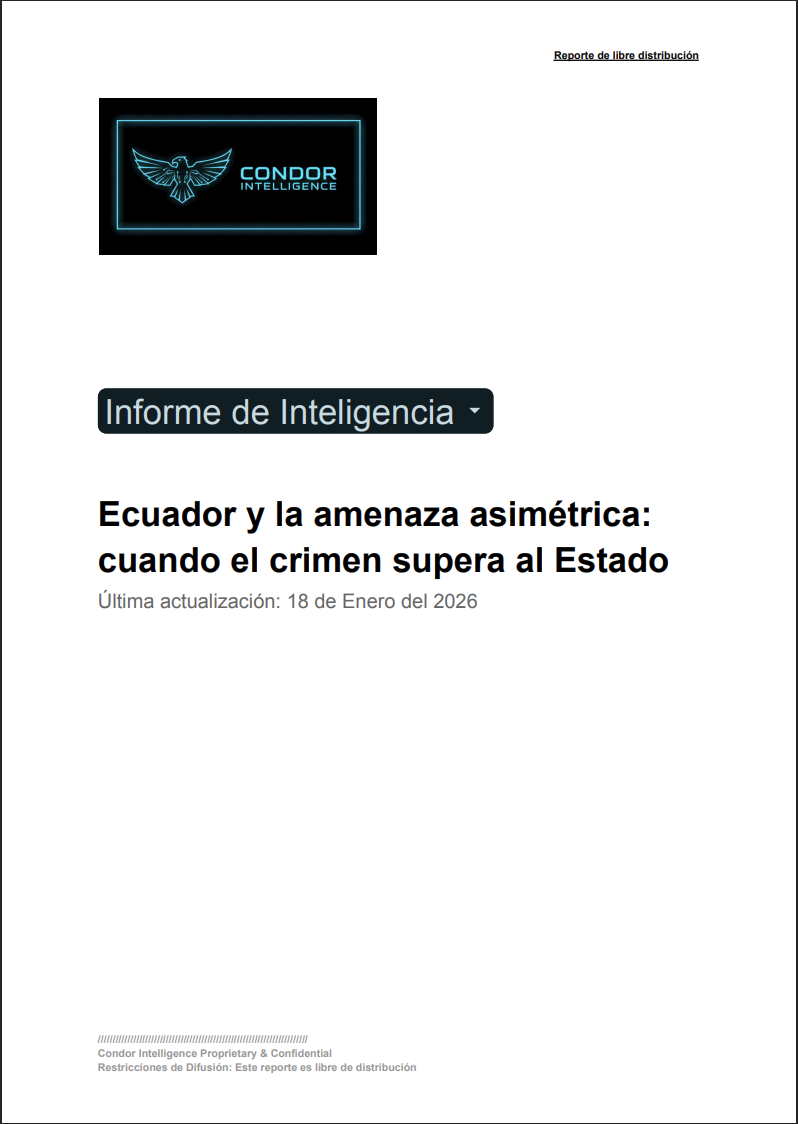 Ecuador y la amenaza asimétrica: cuando el crimen supera al Estado