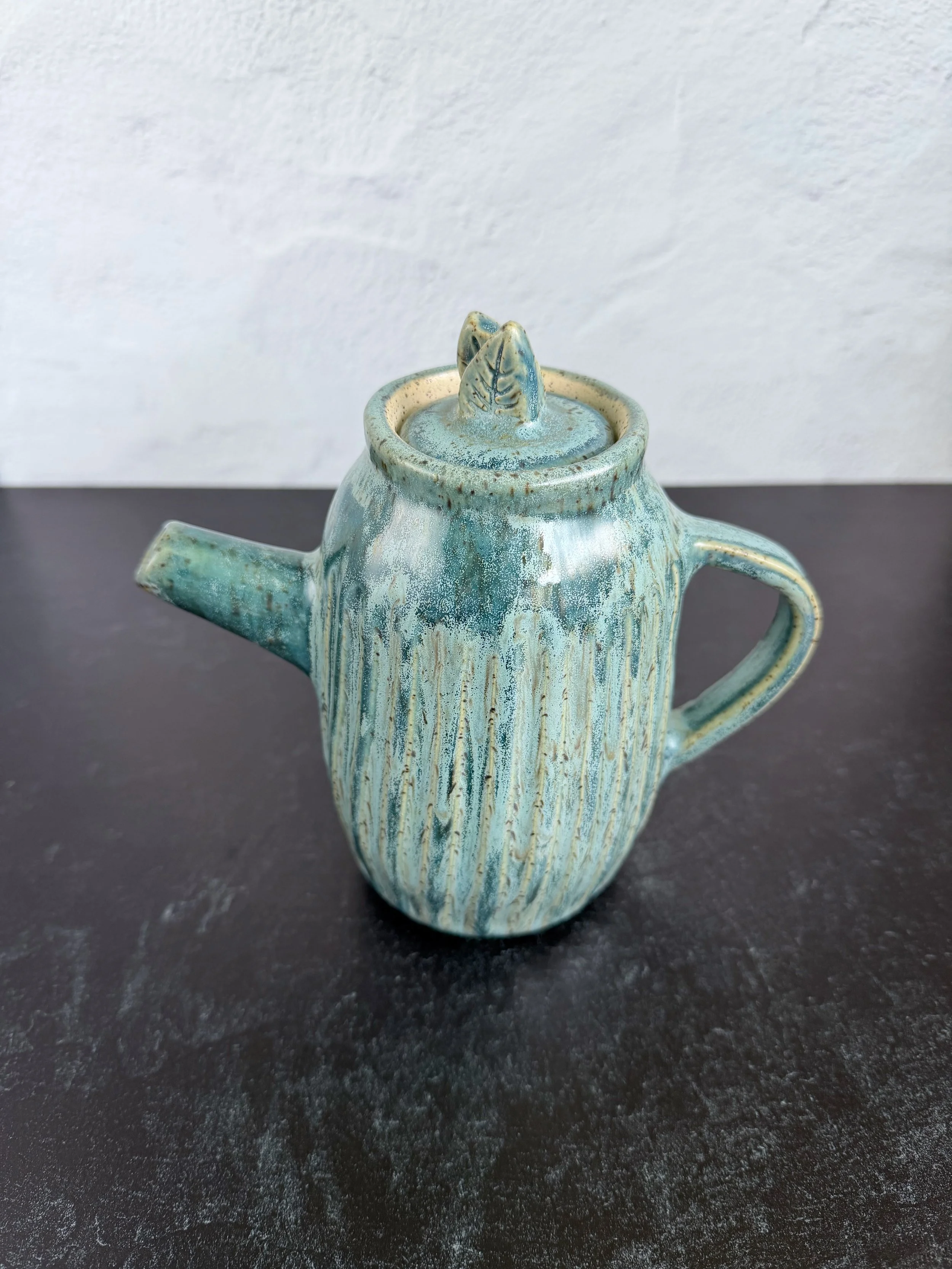 hand built tea pot