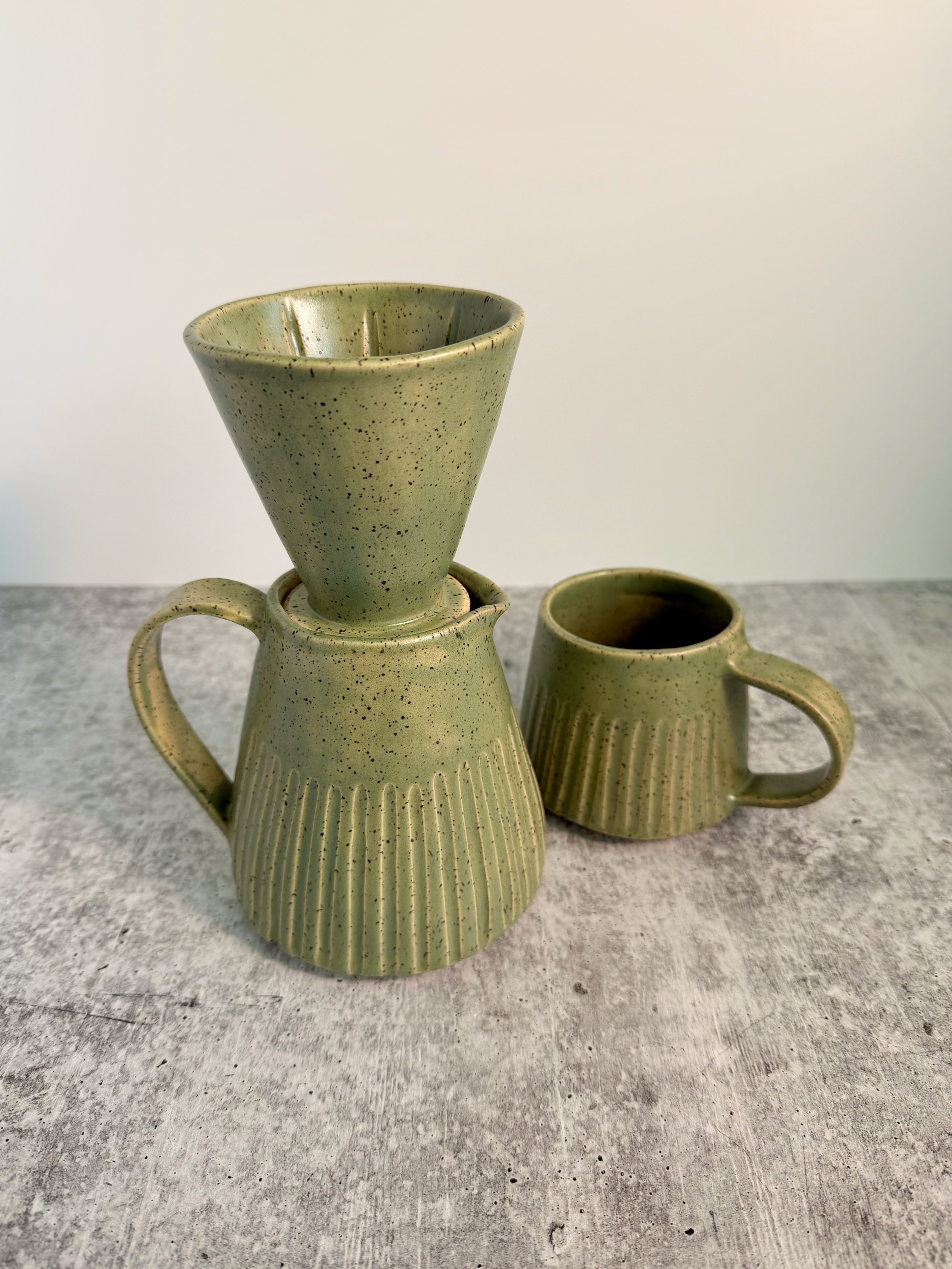 Pourover coffee set - moss
