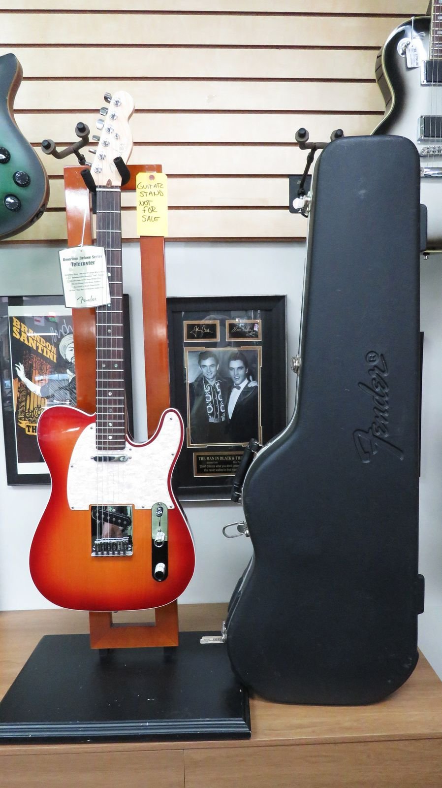 2008 Fender American Deluxe Telecaster with Rosewood Fretboard - Aged Cherry Burst