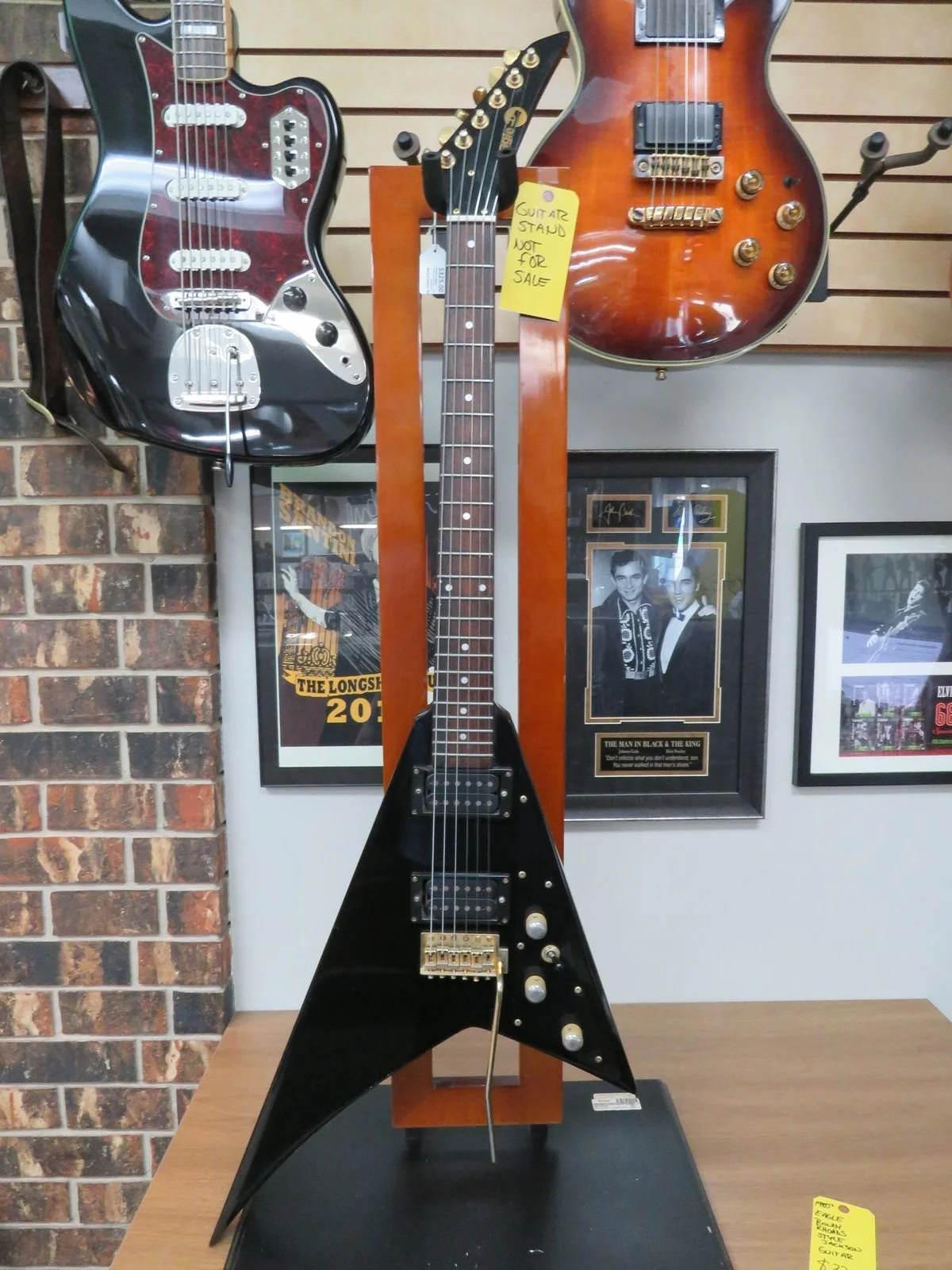 1980's ? Eagle Randy Rhoads Style V Electric Guitar - Black