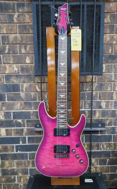 2017 Schecter Omen Extreme-6 - Pink Burst - Electric Magenta