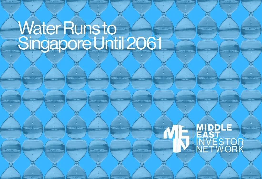 Investing In Data Centres: Water Runs to Singapore Until 2061