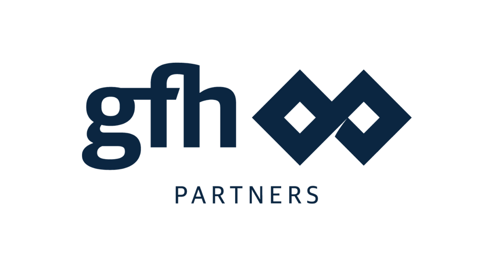 GH Partners logo with the letters 'gh' next to two overlapping diamonds and the word 'PARTNERS' below.