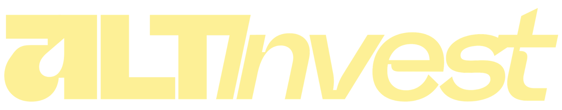 The phrase 'ALL I Topvest' written in large, bold, yellow letters with a black background.