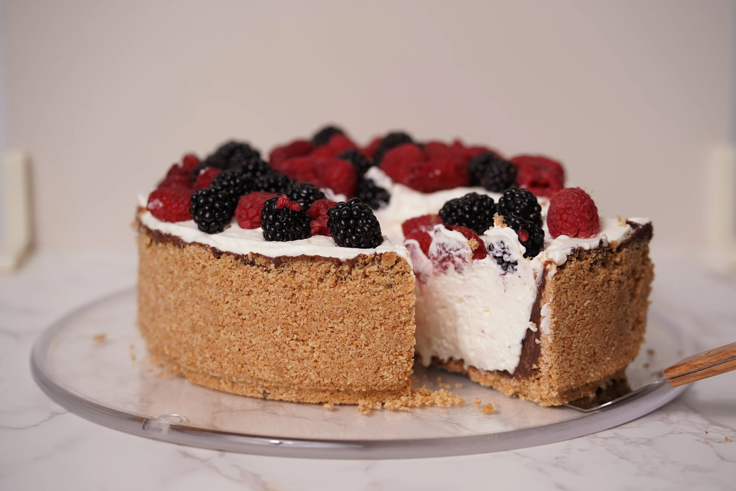 Cheesecake With Berry Topping