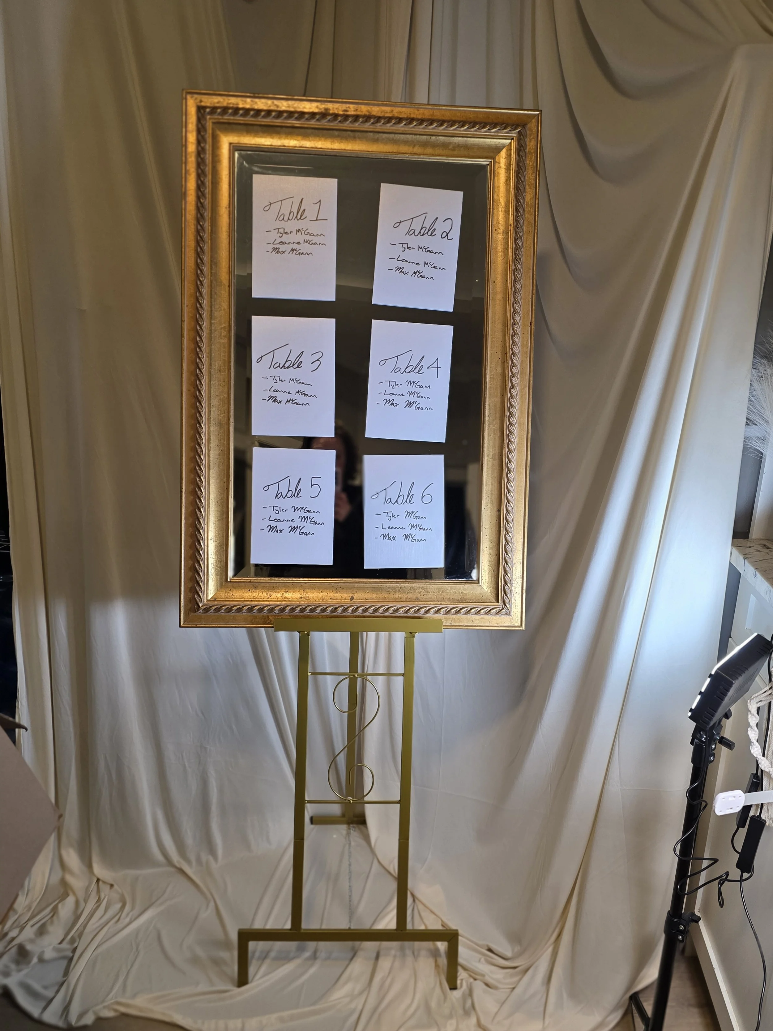 mirror on easel with table cahrt.jpg