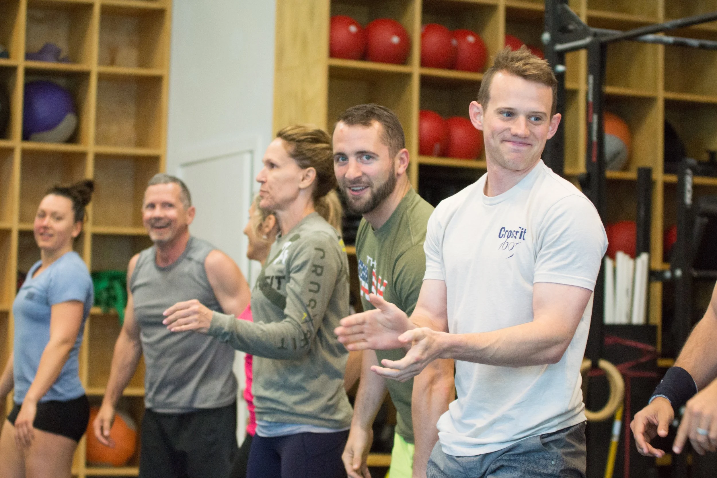 Coach-led group fitness classes in Williamsburg, VA at 1607 Athlete Performance Center