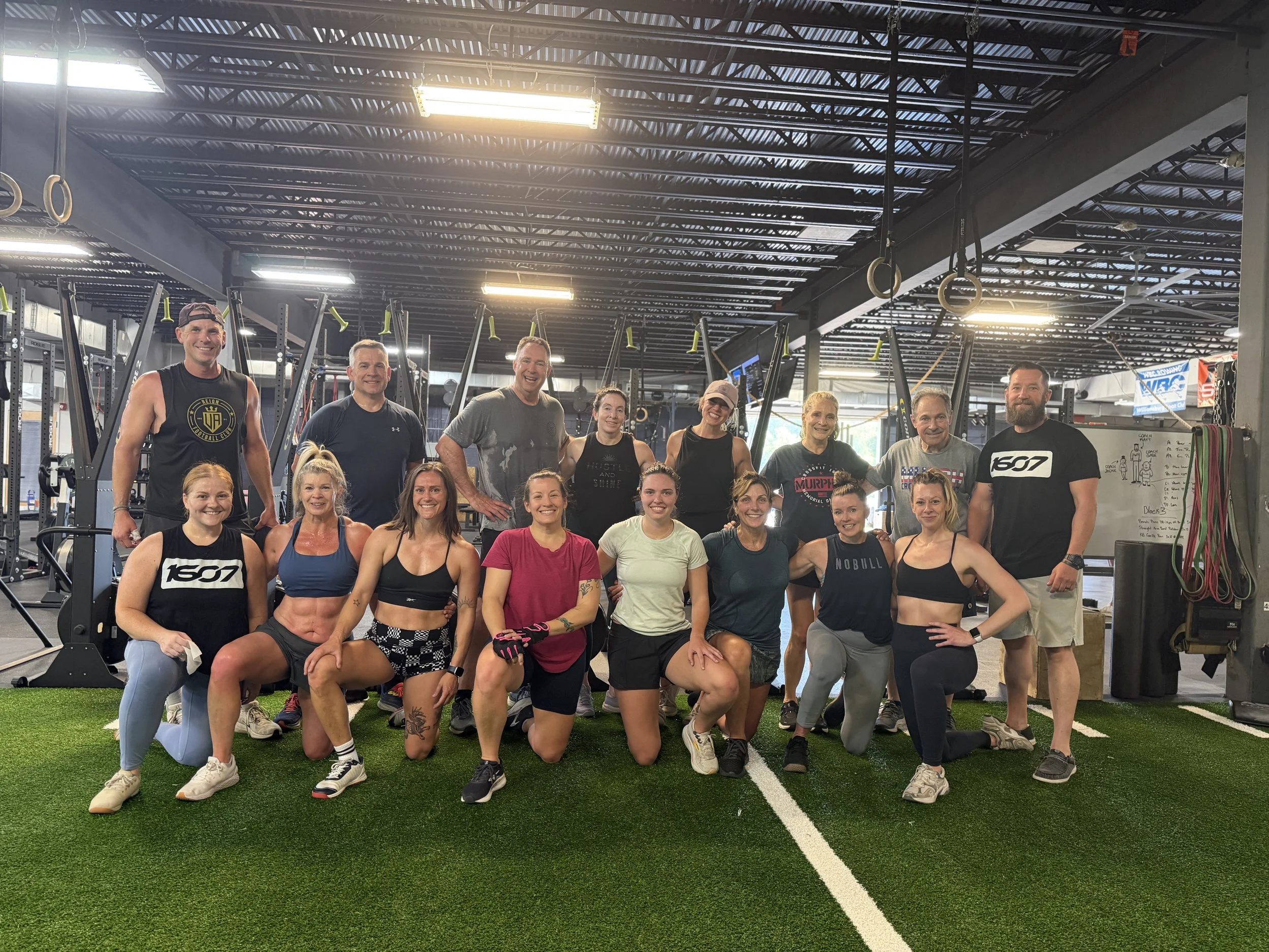 Coach-led group fitness classes in Williamsburg, VA at 1607 Athlete Performance Center