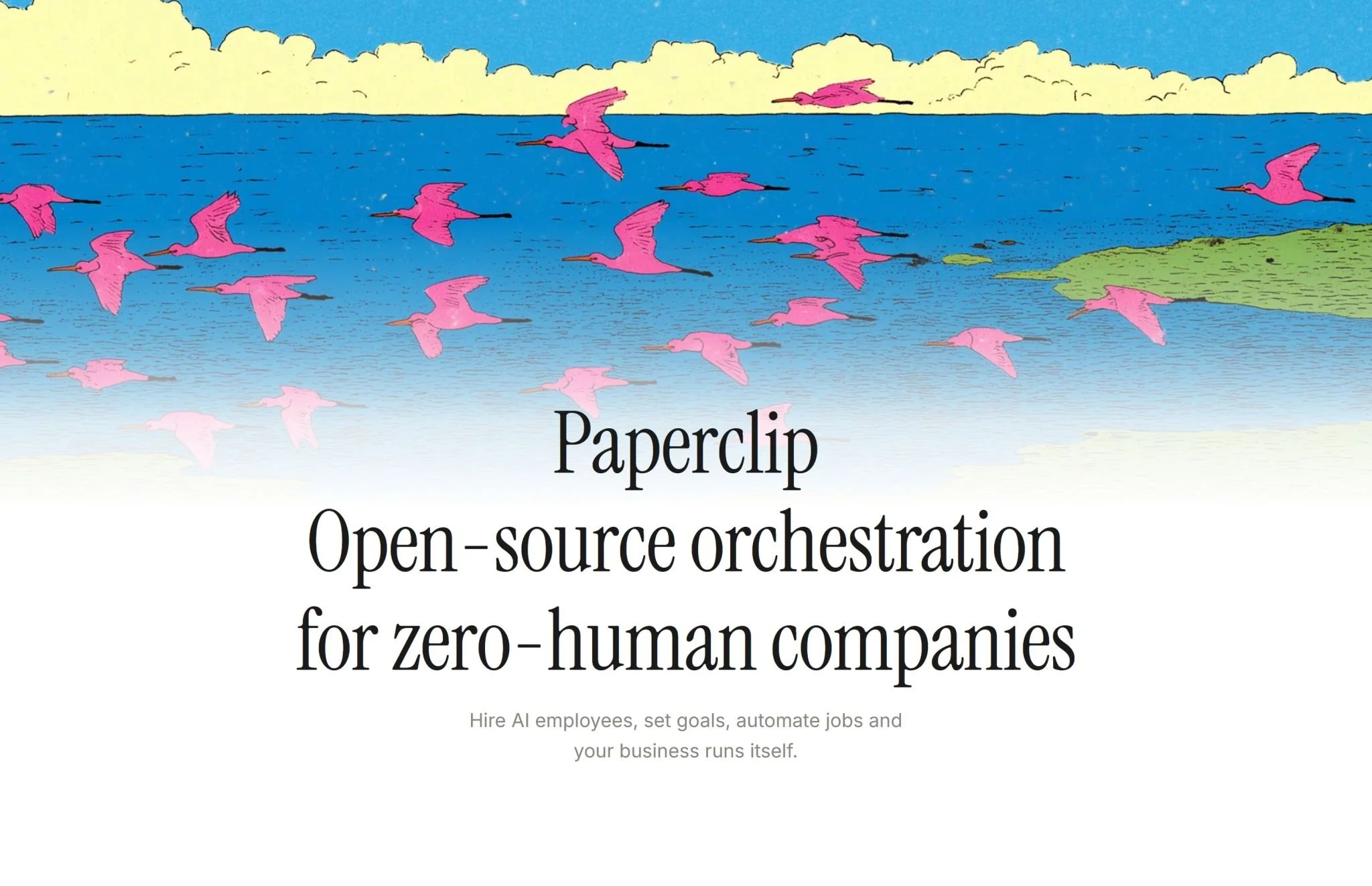 Paperclip KI-Agenten Plattform – virtuelles Unternehmen mit KI-Mitarbeitern und Organigramm