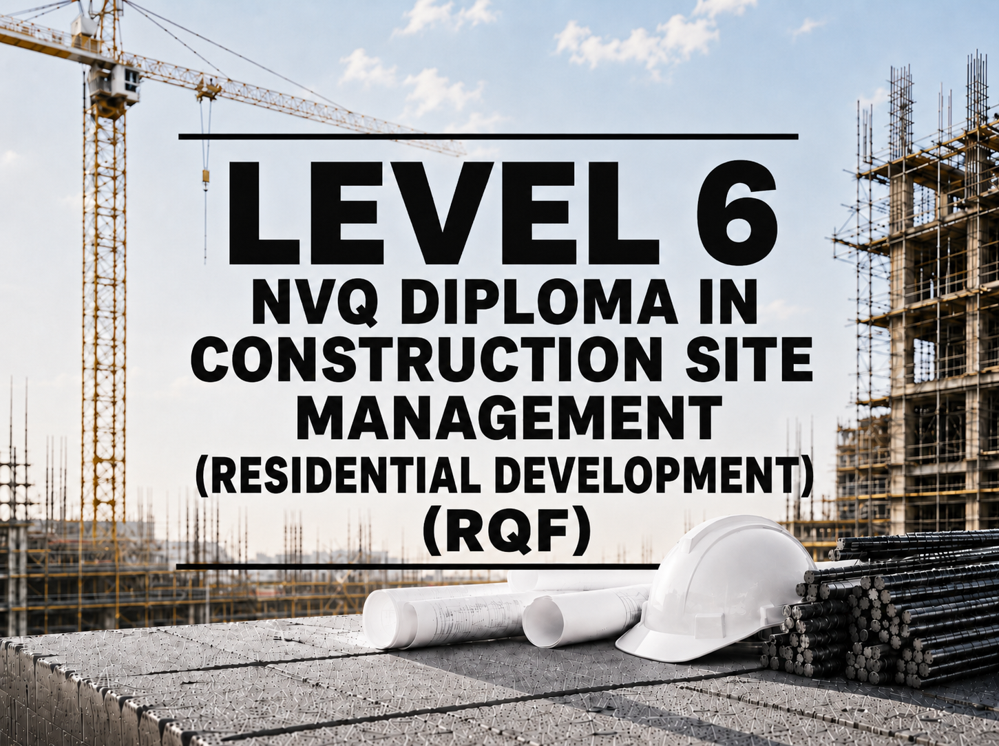 Level 6 NVQ Diploma in Construction Site Management (Residential Development) (RQF)