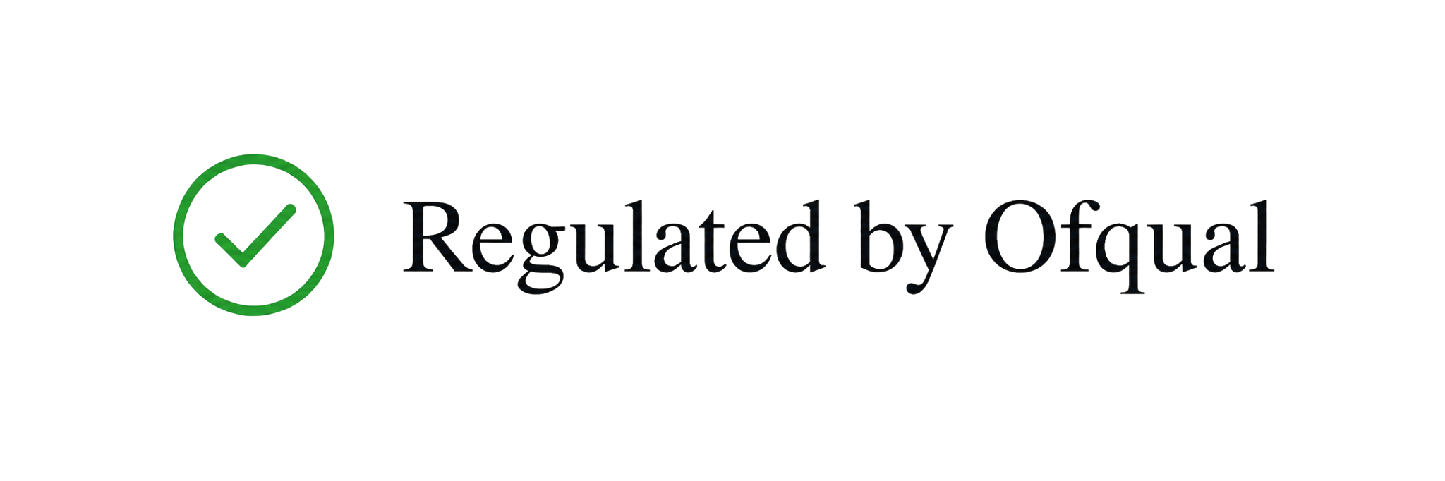Green check mark inside a circle next to the text "Regulated by Ocioal" with a gray background.