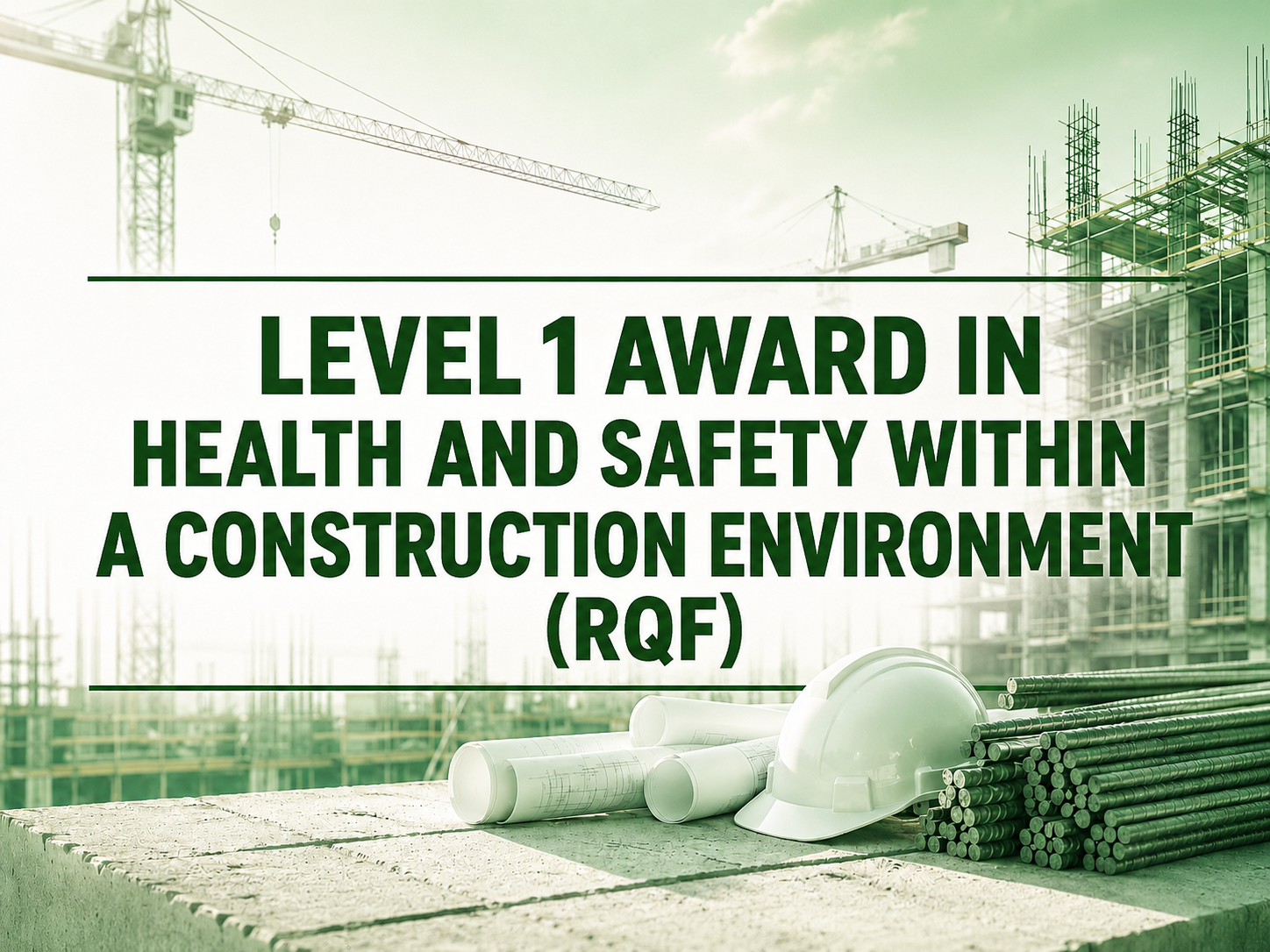 Level 1 Award in Health and Safety within a Construction Environment (RQF)