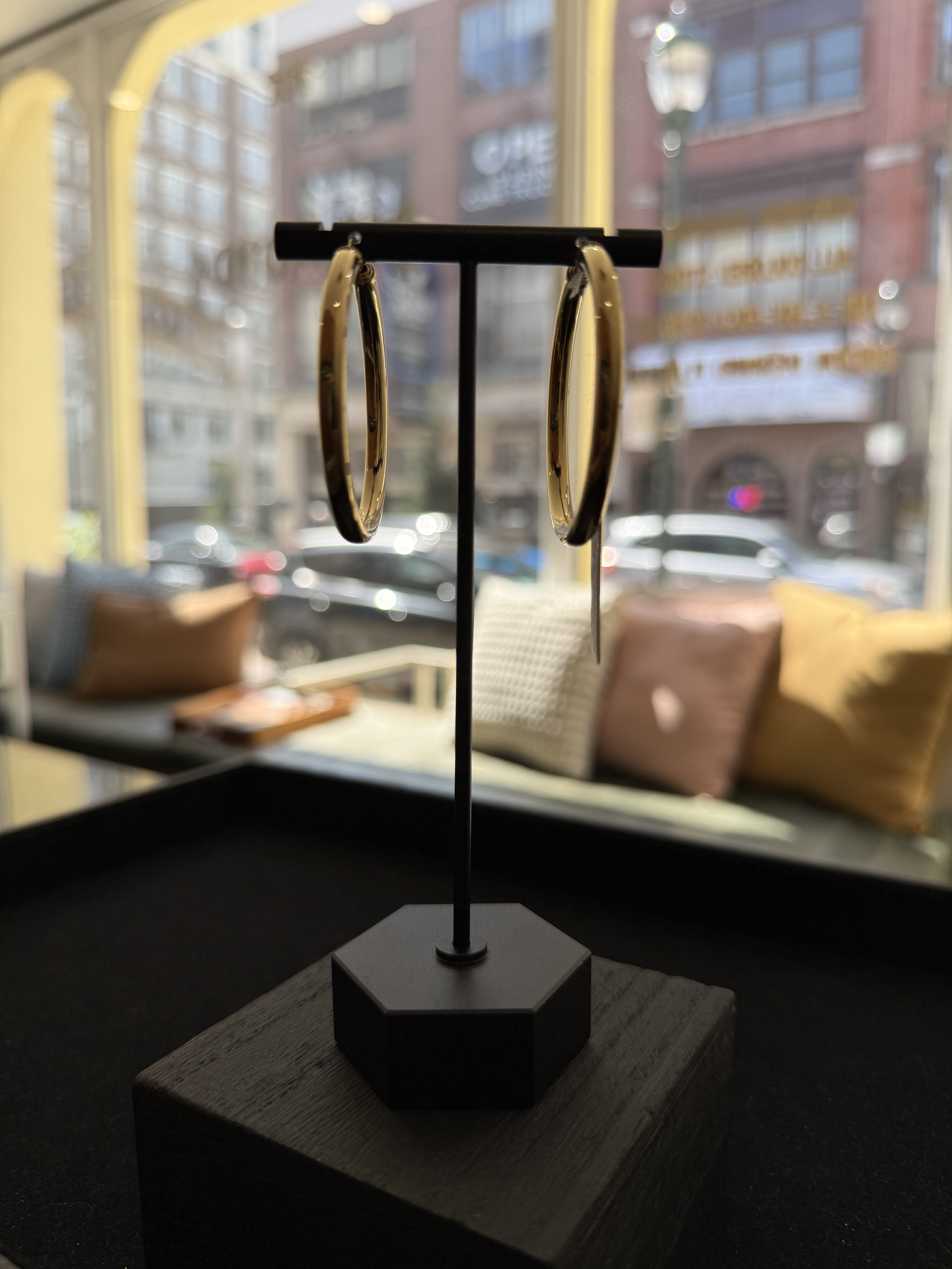 45mm Hoops - 14K Yellow Gold