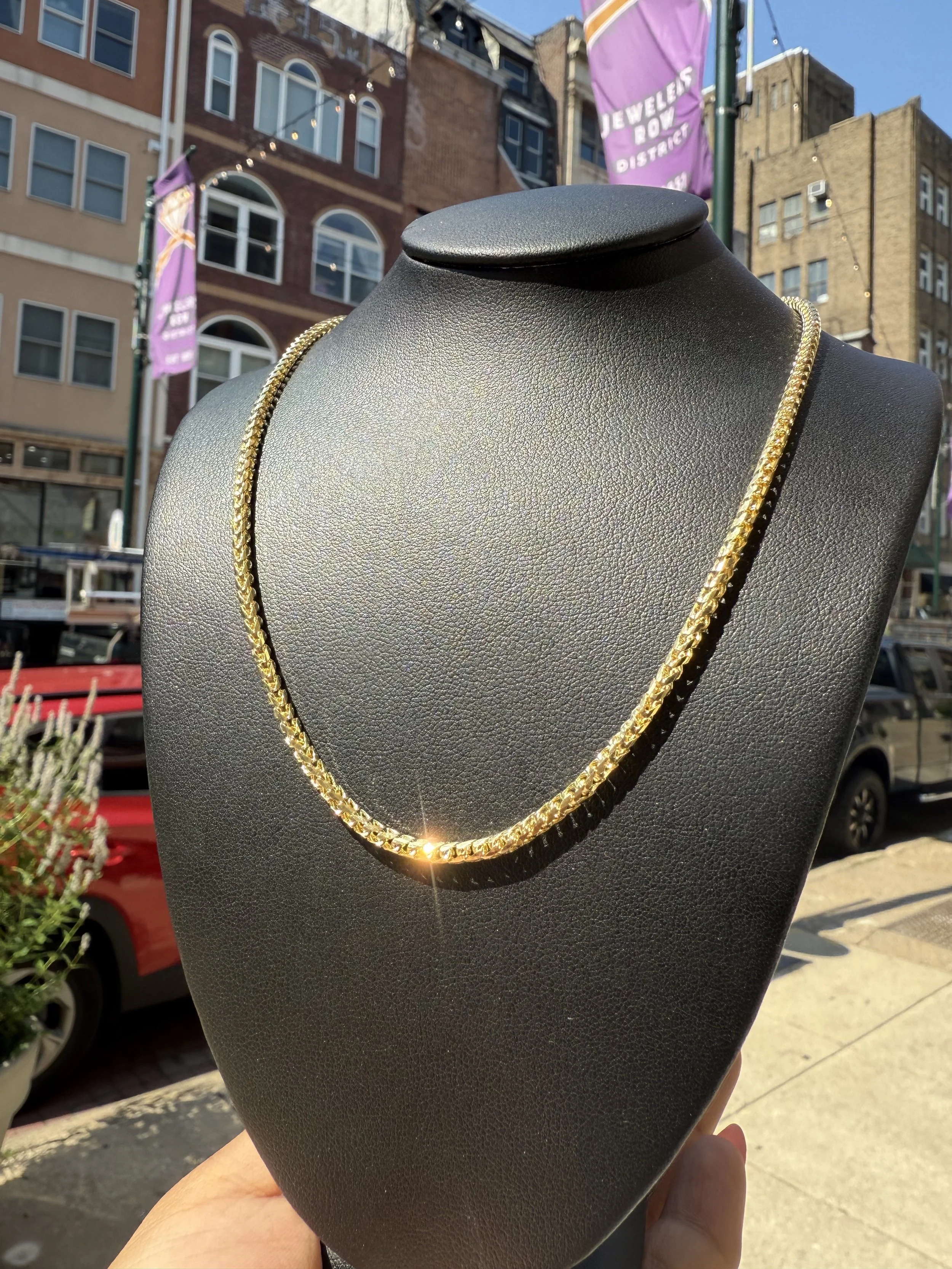 Franco Chain - 14K Yellow Gold