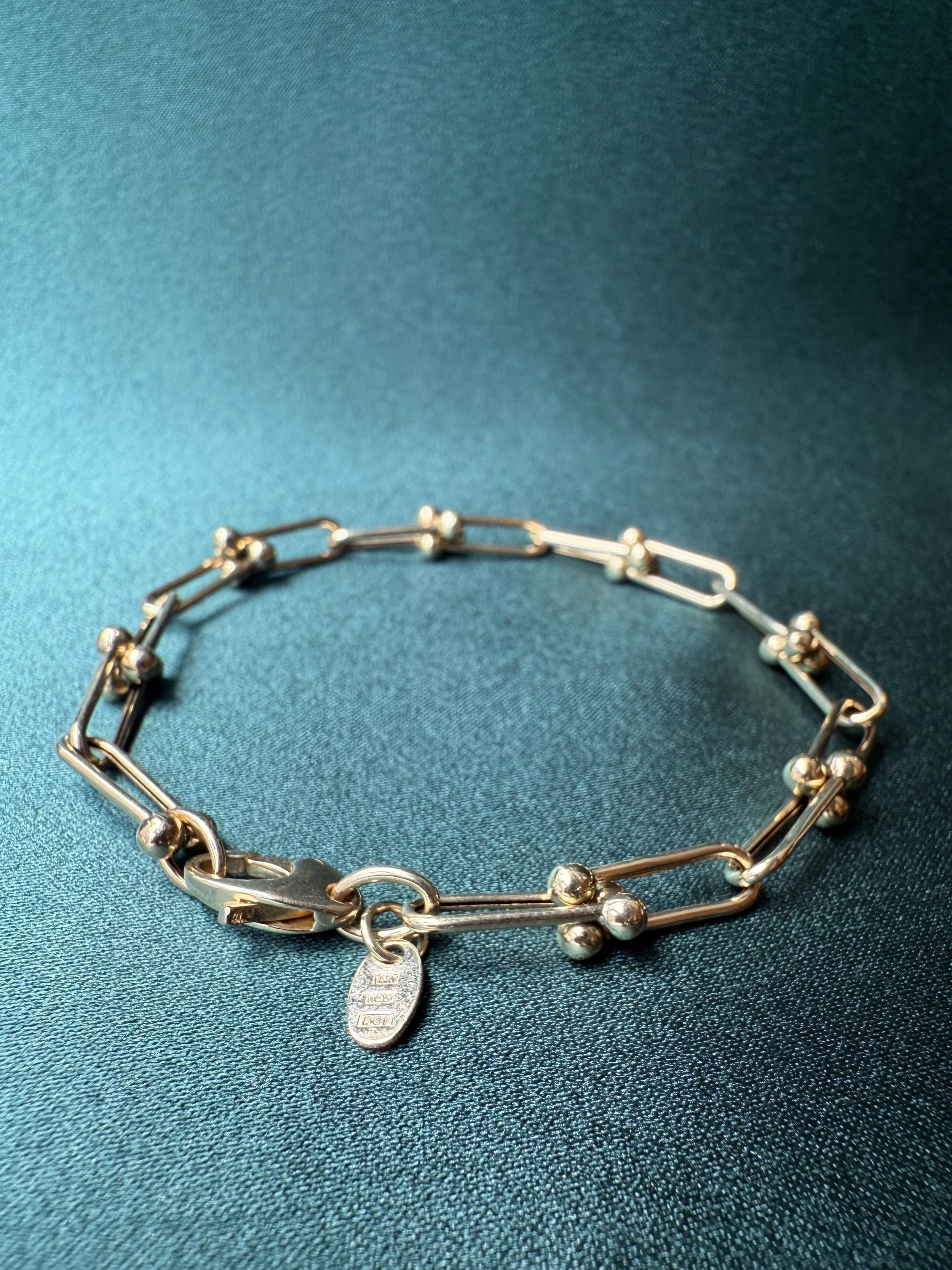 Jax Link Bracelet - 14K Yellow Gold