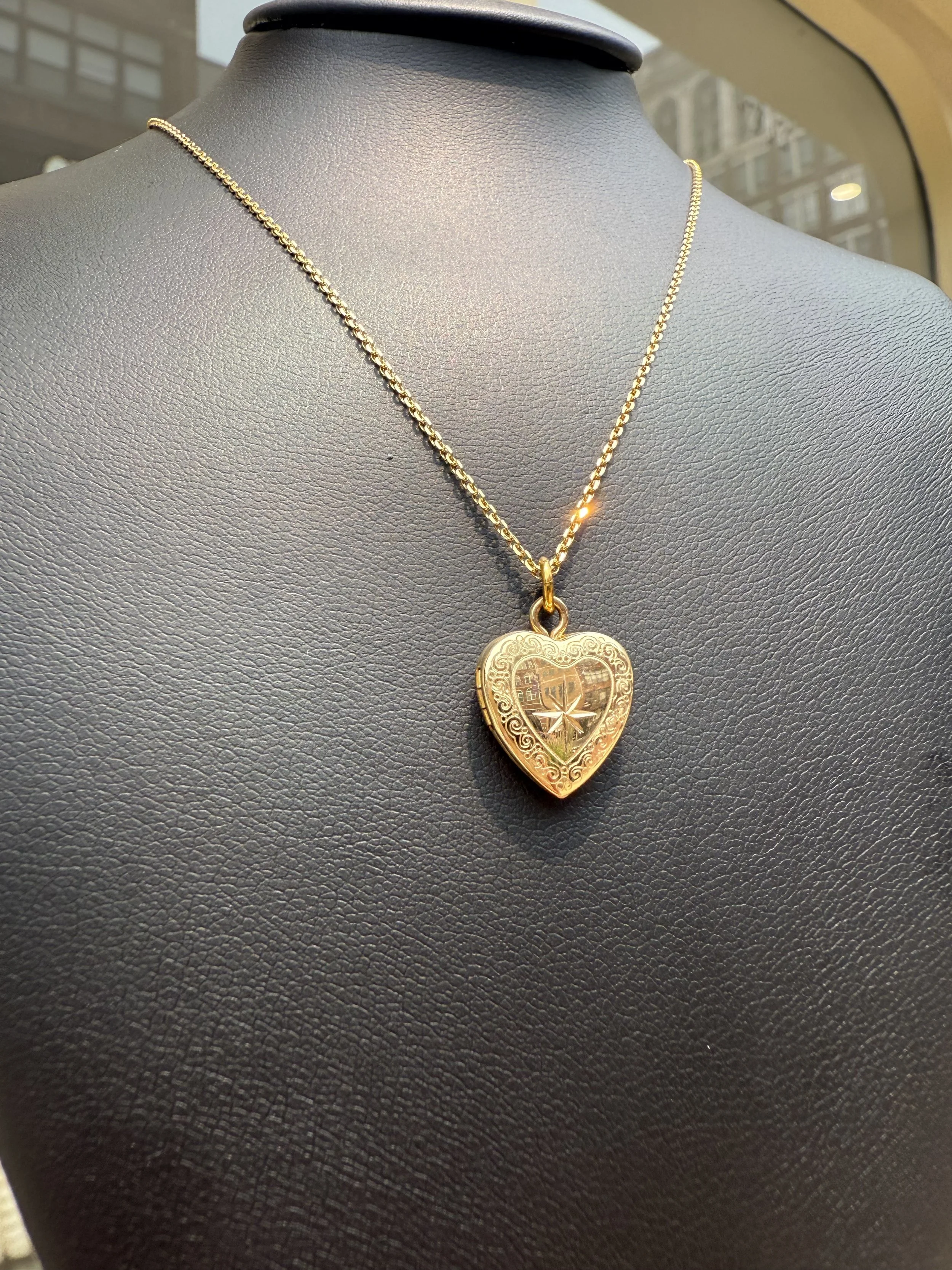 Heart Locket - 14K Yellow Gold