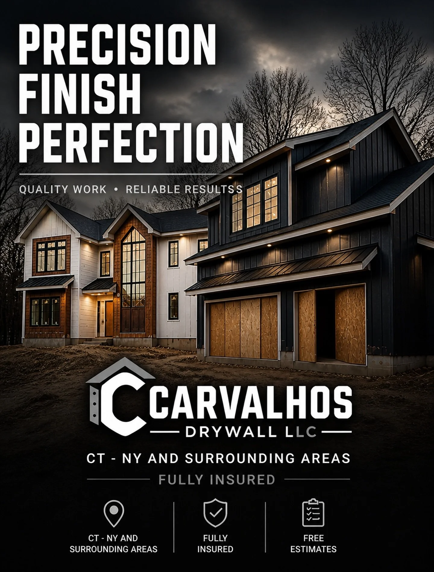 Precision is not optional, it&rsquo;s our standard

Clean finishes, sharp details and work done right from start to finish

Serving Connecticut, New York and surrounding areas

Fully insured &bull; Free estimates available

#drywall #constructionusa 