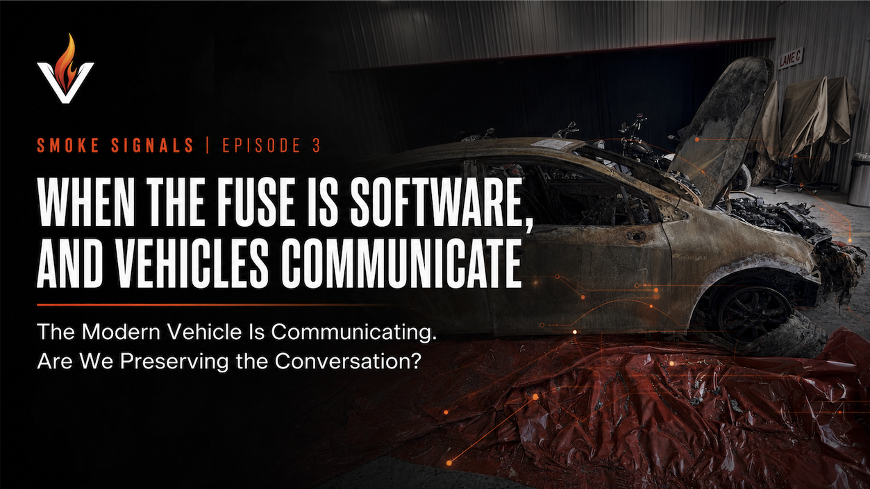 Connected vehicle and software evidence