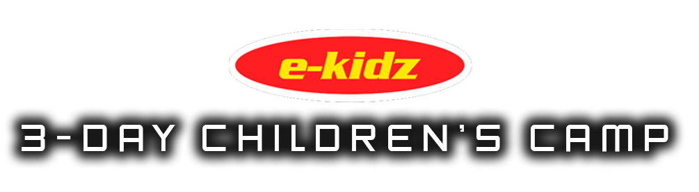 Logo for e-kidz 3-day children's camp