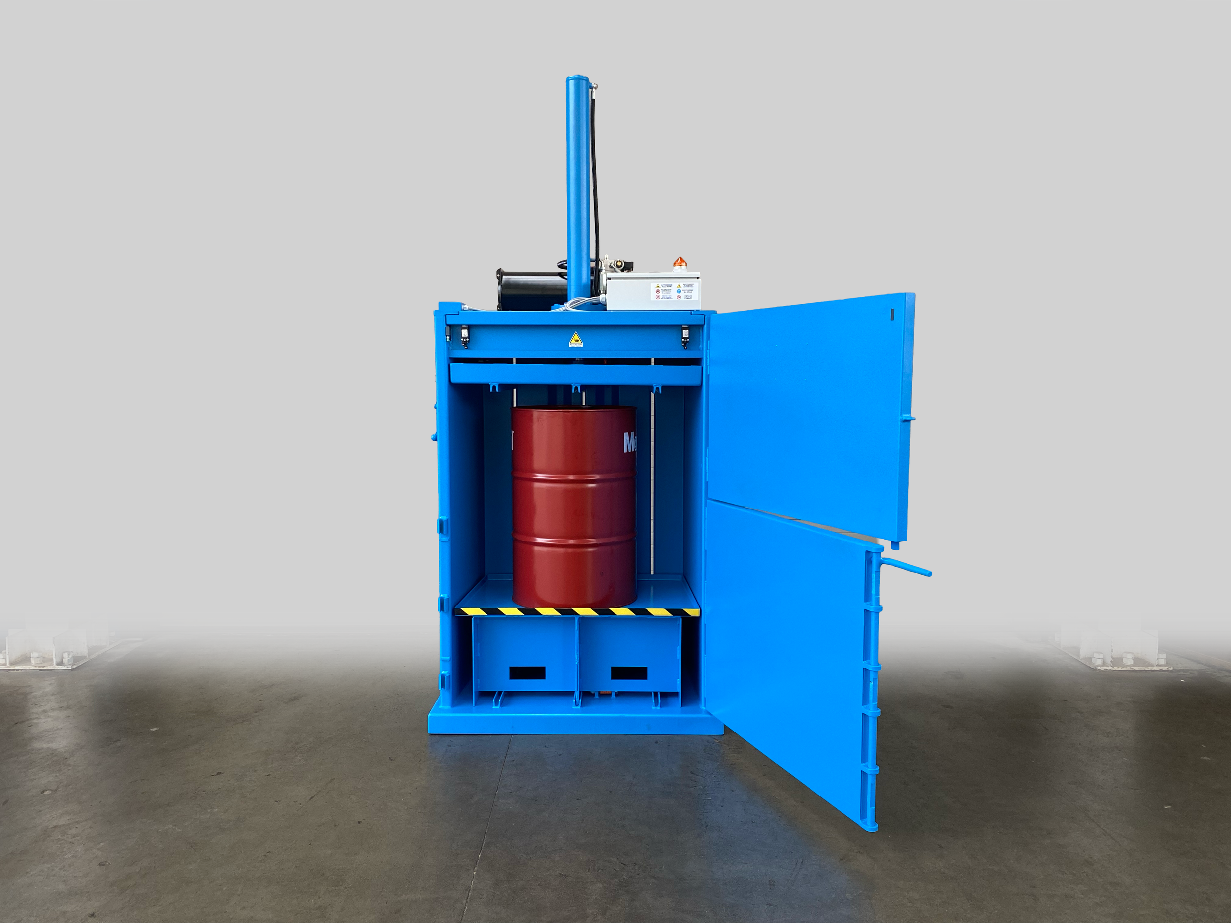 pressa verticale per rifiuti P.B.S. Hydrotecnica