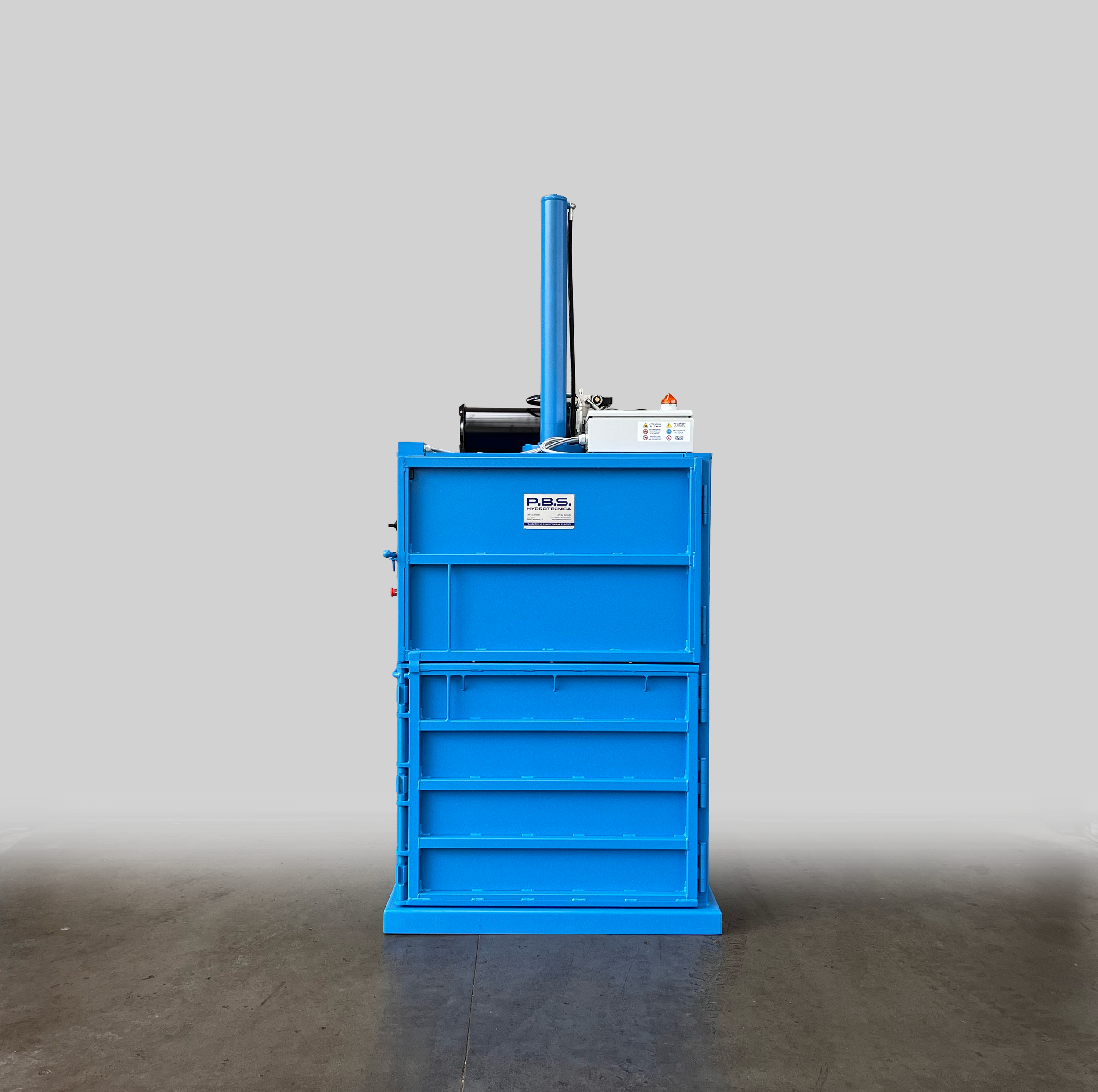 Pressa verticale Compact 11 T12 per medio grandi quantità di rifiuti PBS Hydrotecnica