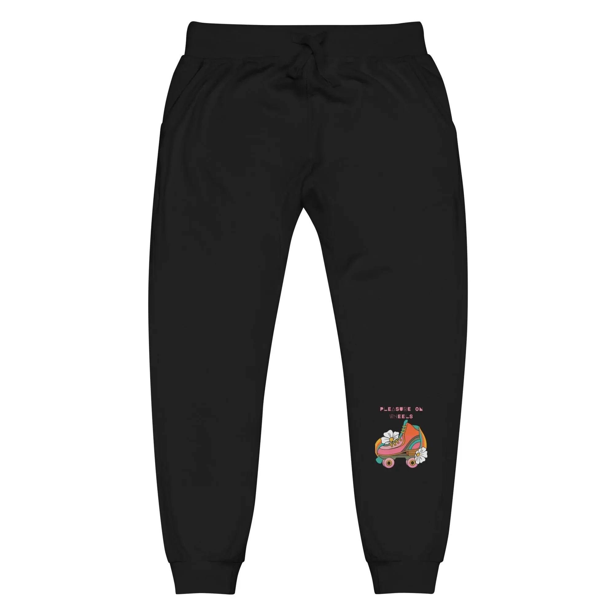 Pleasure on wheels Roller Skate Warm up Unisex fleece sweatpants
