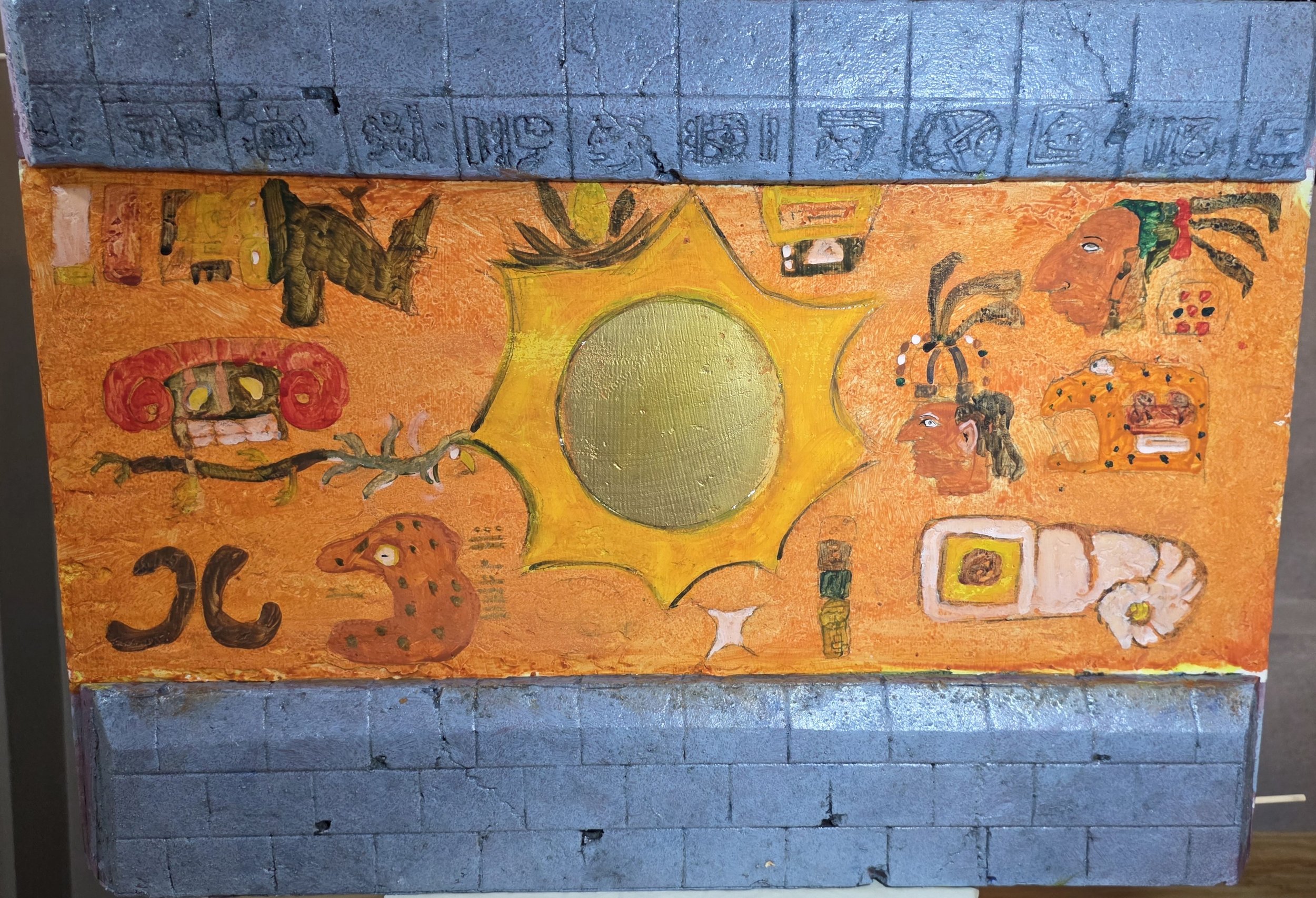 The King's Chamber  back wall_Stop-Motion Project
