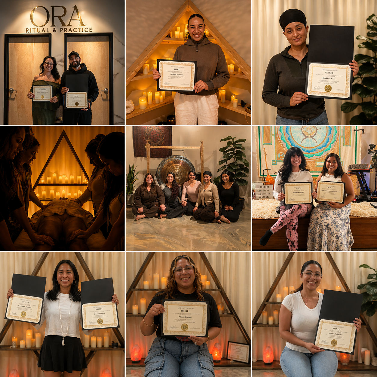 Reik Certified Students through ORA Ritual and Practice