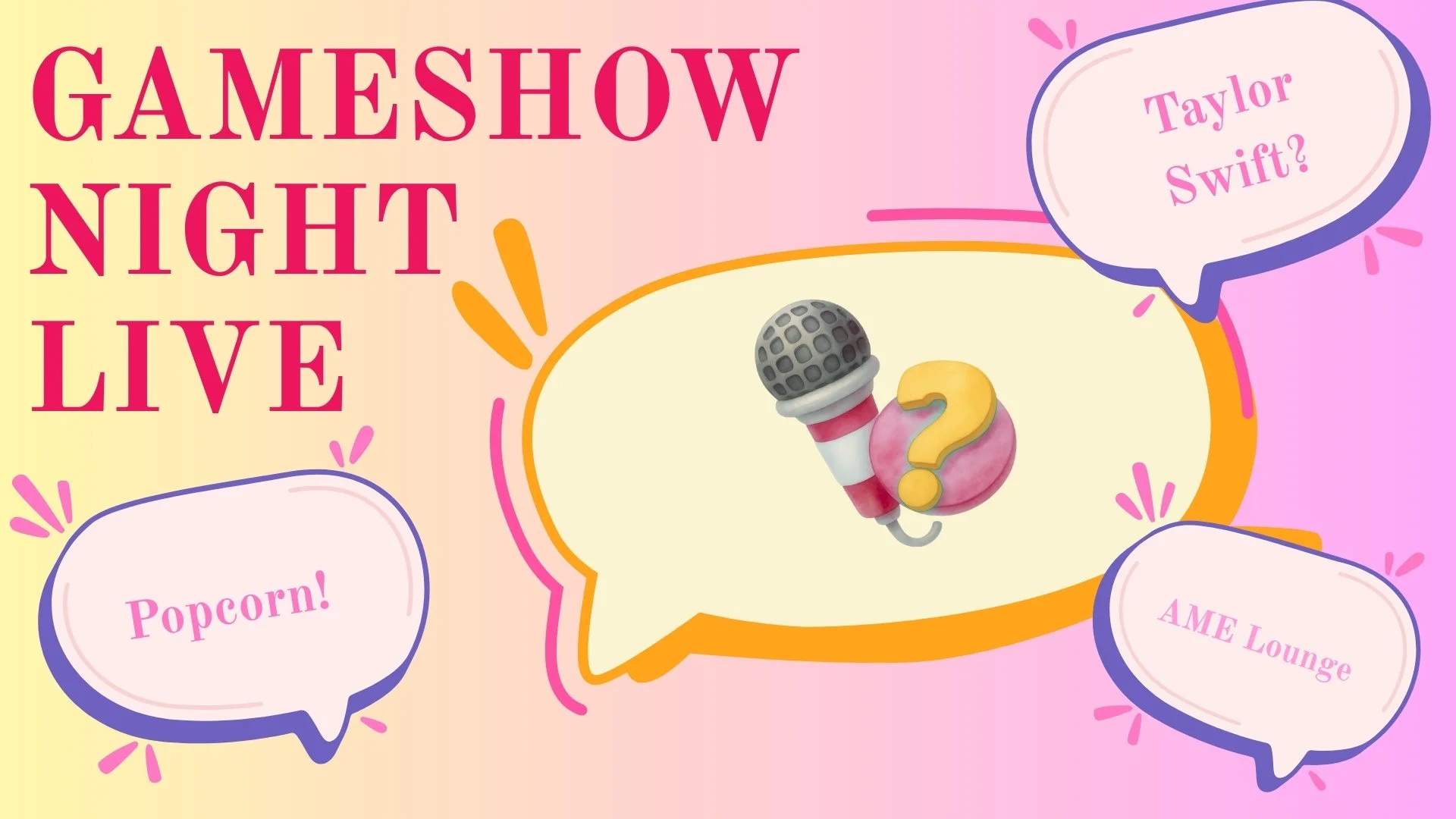 LADIES GAME SHOW NIGHT! 