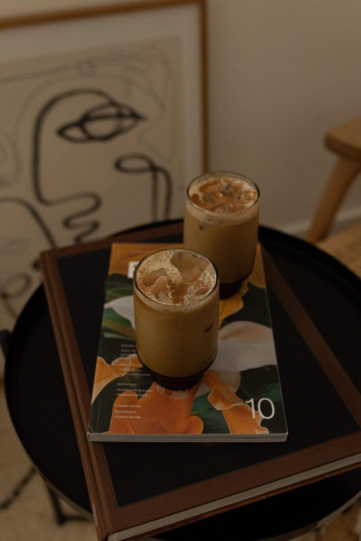 An easy oat milk iced coffee recipe