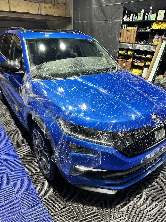 Skoda PPF foil application - lukas car detailing - manchester
