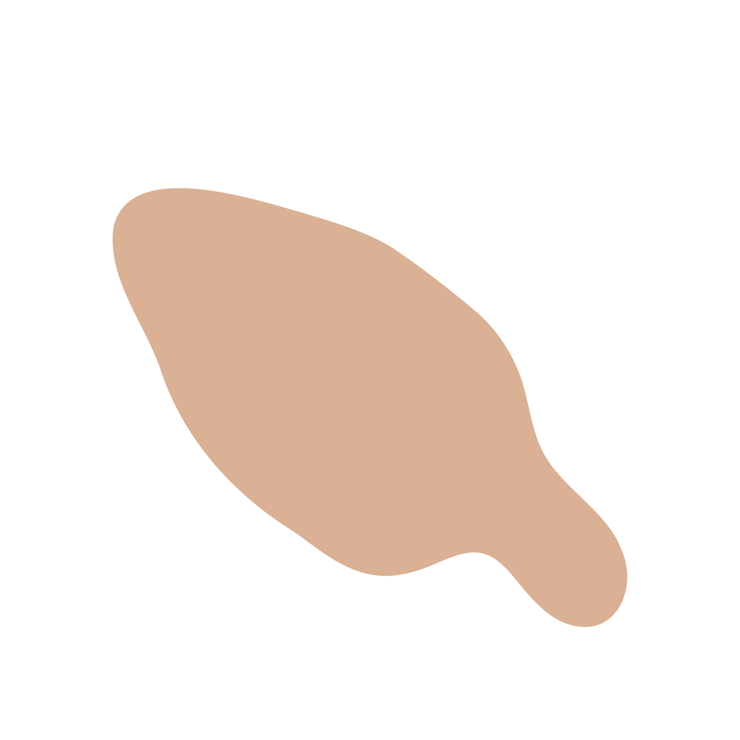 Abstract illustration with peach colour morel mushroom