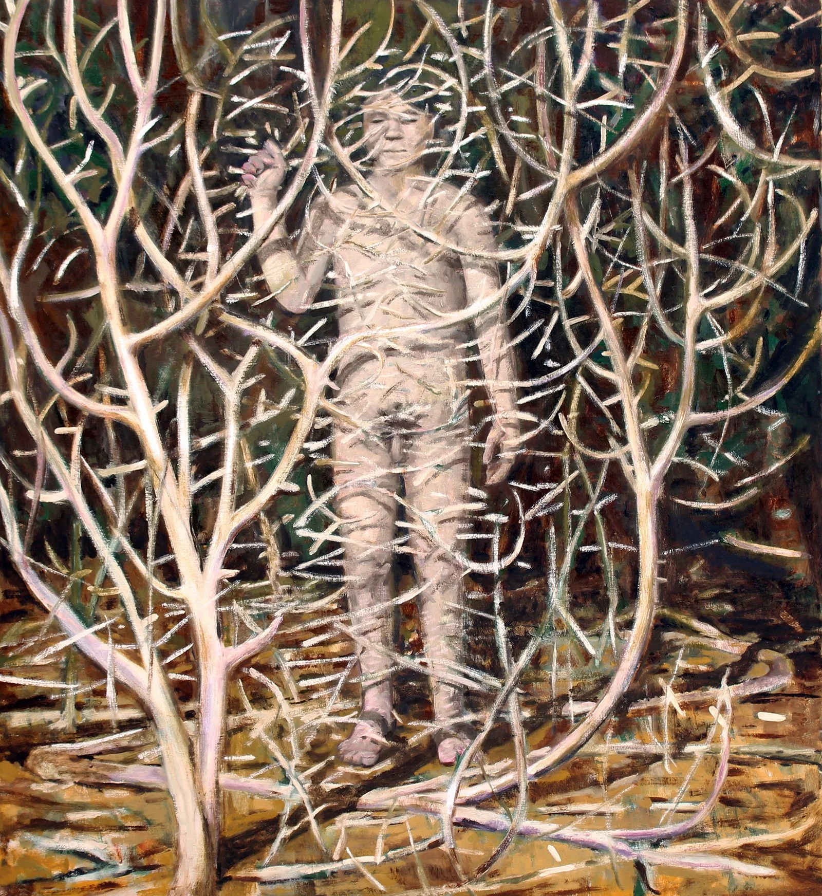 "Pluto's Son"
Oil on Canvas
45 x 49 x 2