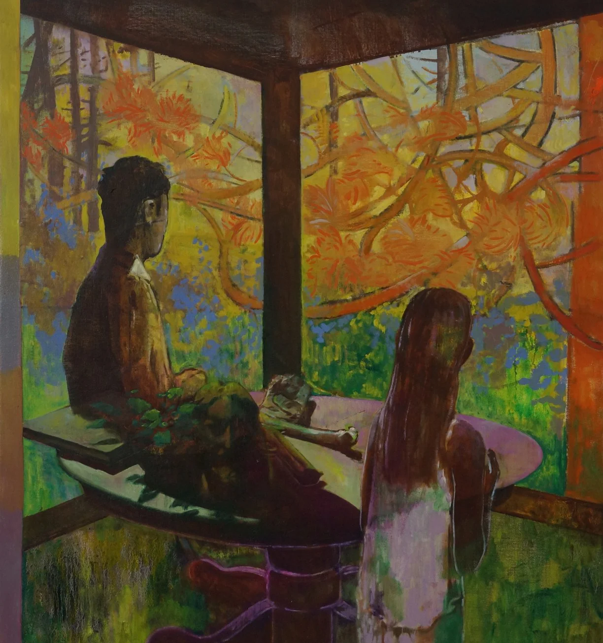 "Summer Noir"
Oil on Canvas
45 x 49 x 2