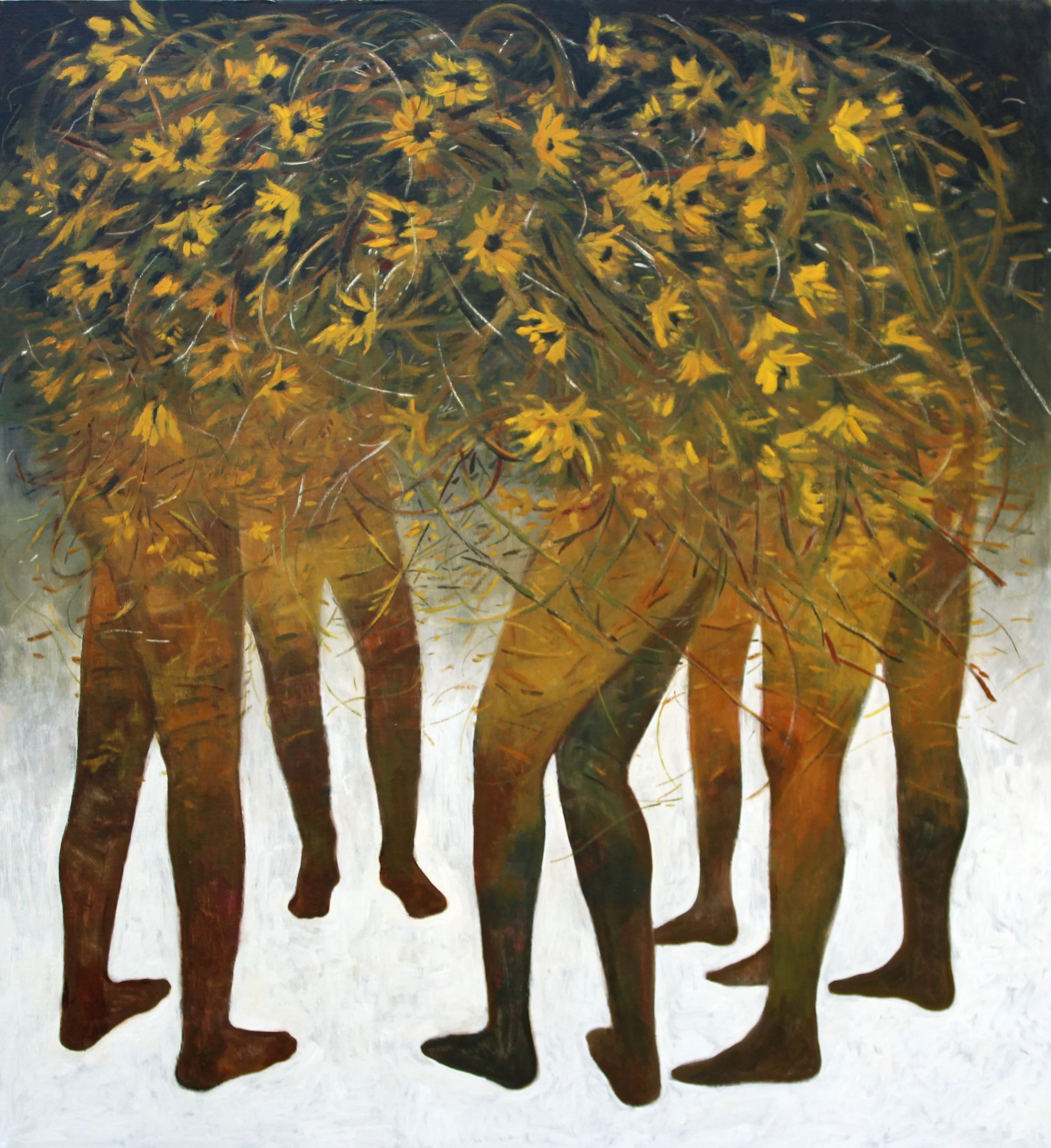 "The Dance"
Oil on Canvas
45 x 49 x 2