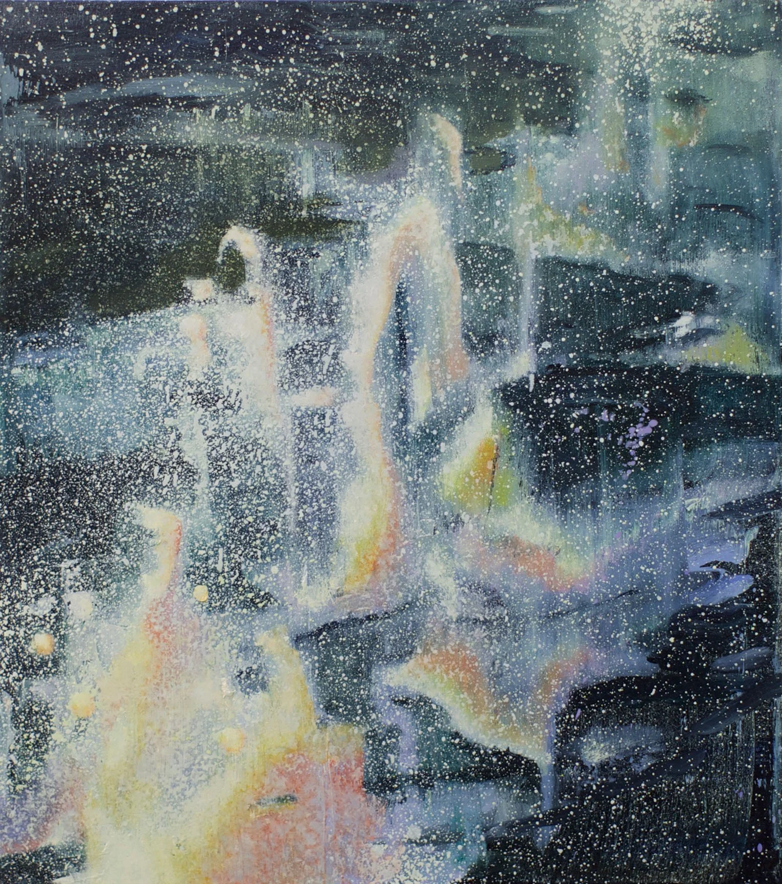 "Fire, Ice and Snow"
Oil on Canvas