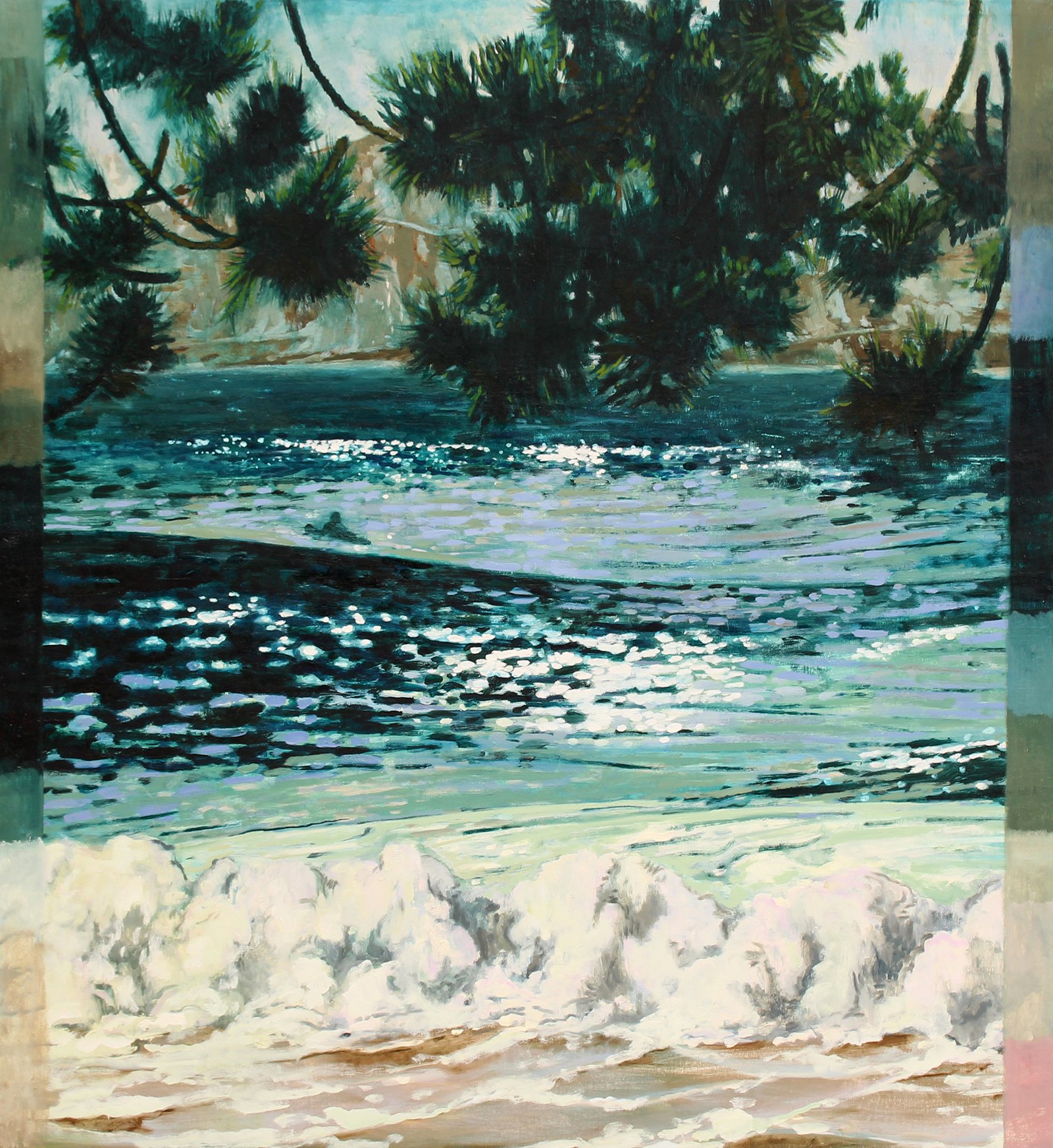 "Night Surf"
Oil on Canvas
45 x 49 x 2