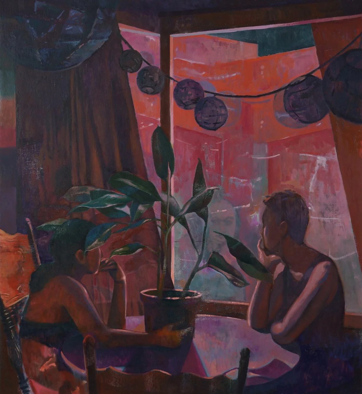 "The Dining Table"
Oil on Canvas
45 x 49 x 2