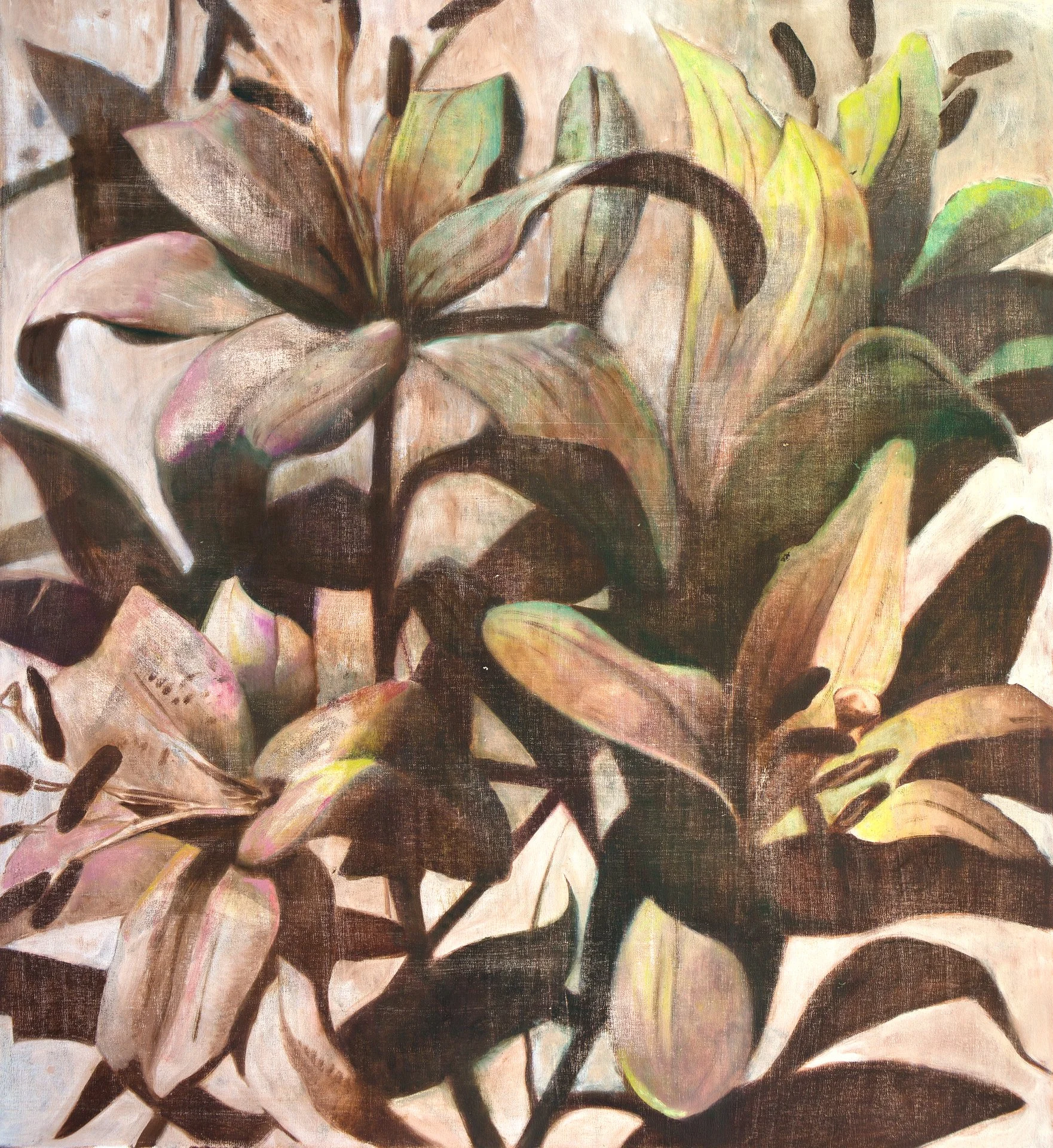 "Lilies for Georgione"
Oil on Canvas
45 x 49 x 2