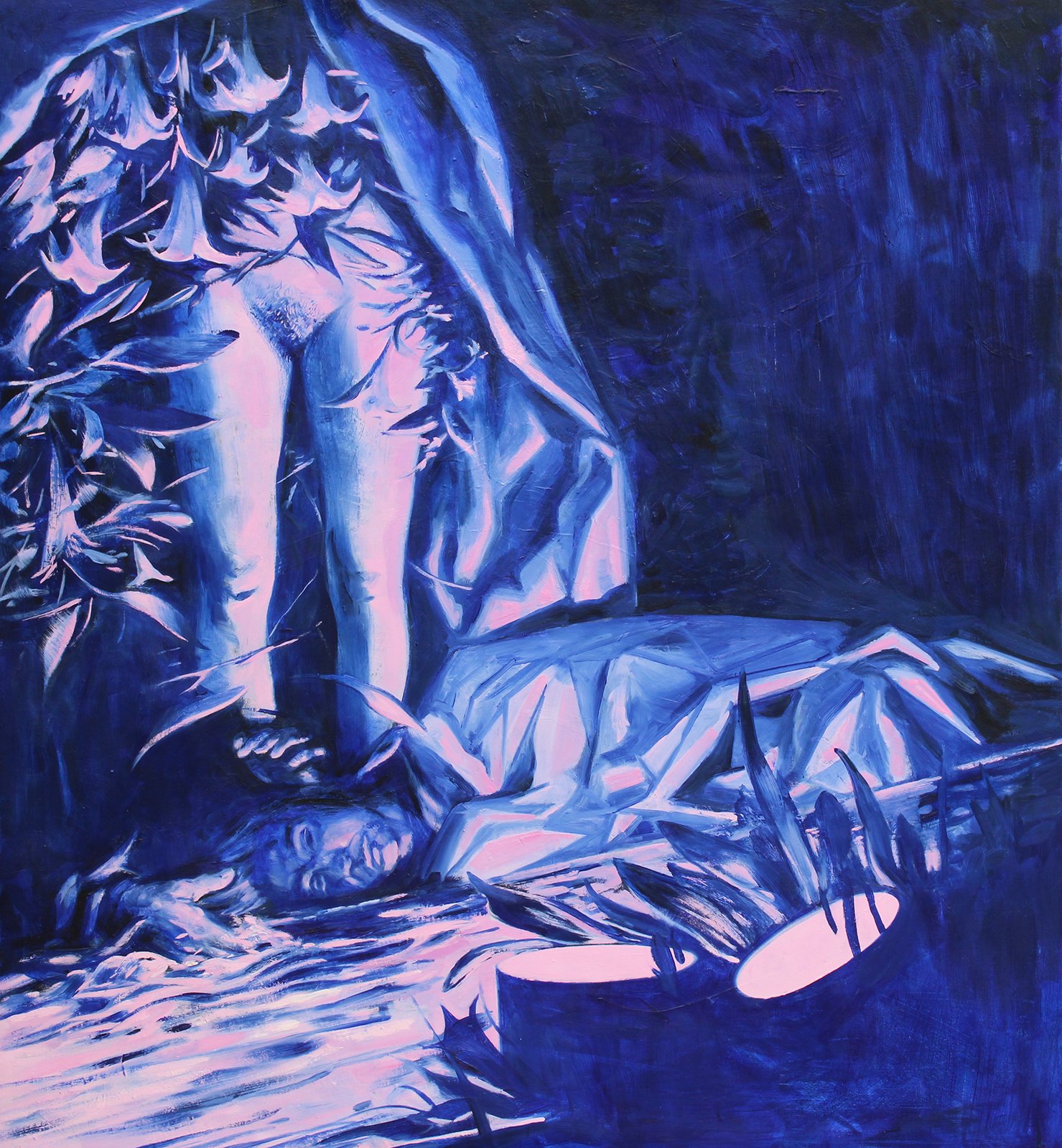 "The Sharpest Point"
Oil on Canvas
45 x 49 x 2