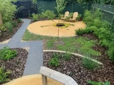 Relaxed seating area