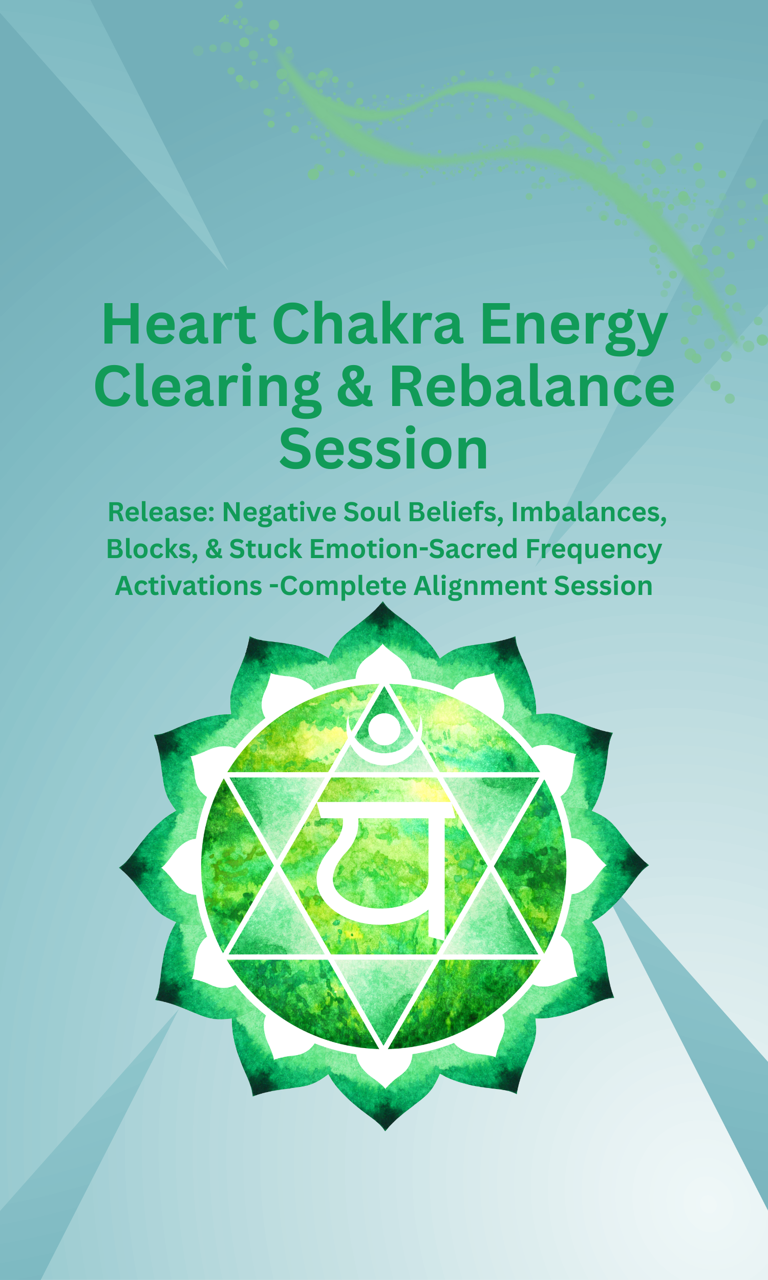 Heart Chakra Energy Clearing & Rebalance Session