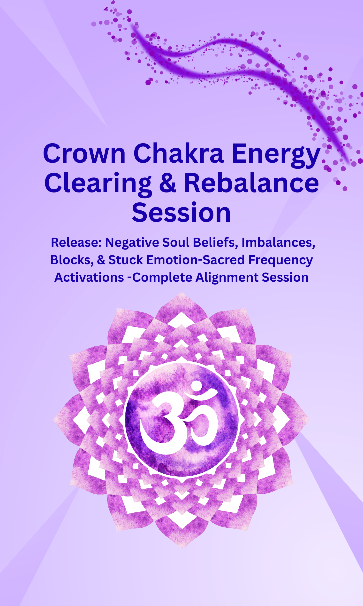 Crown Chakra Energy Clearing & Rebalance Session
