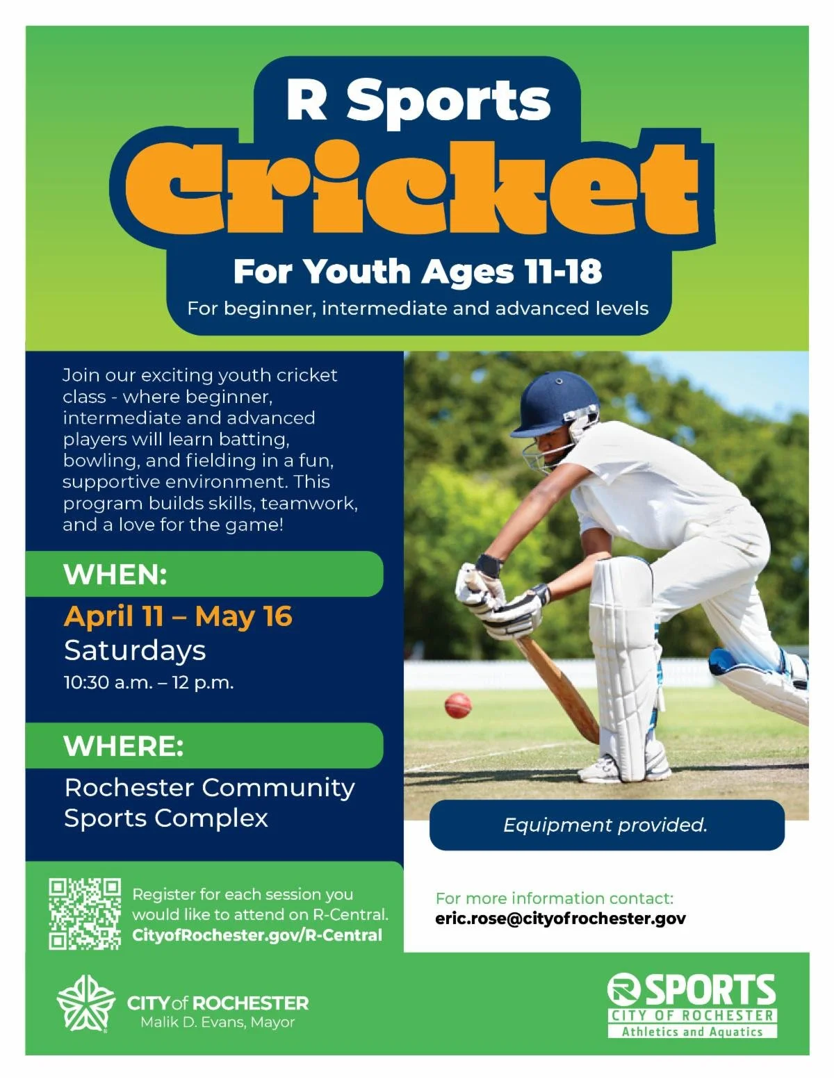 R-Sports Cricket - Rochester Community Sports Complex