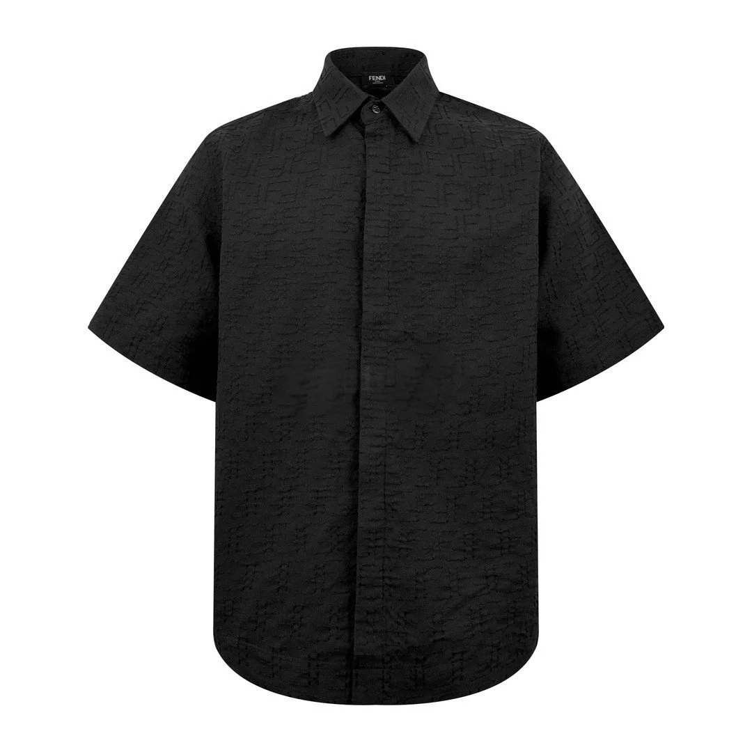 Fe*di FF Jacquard Short-Sleeved Shirt