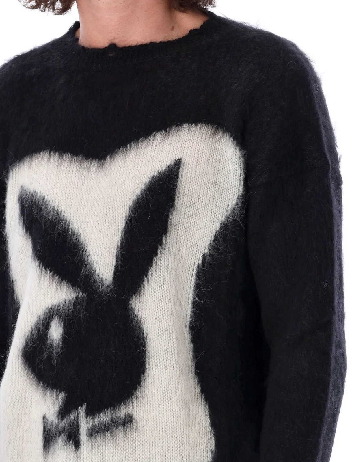 S*int Laur*nt Playboy-Design Knit Sweater