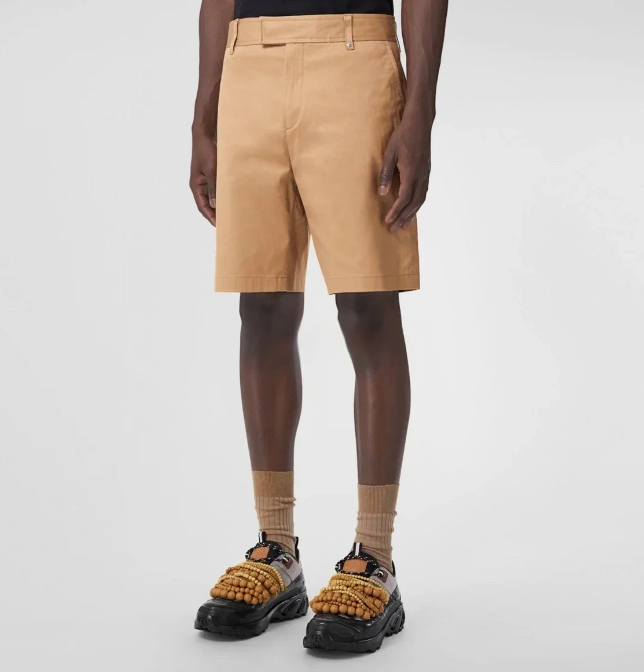 Burb*rry Cotton Tailored Shorts